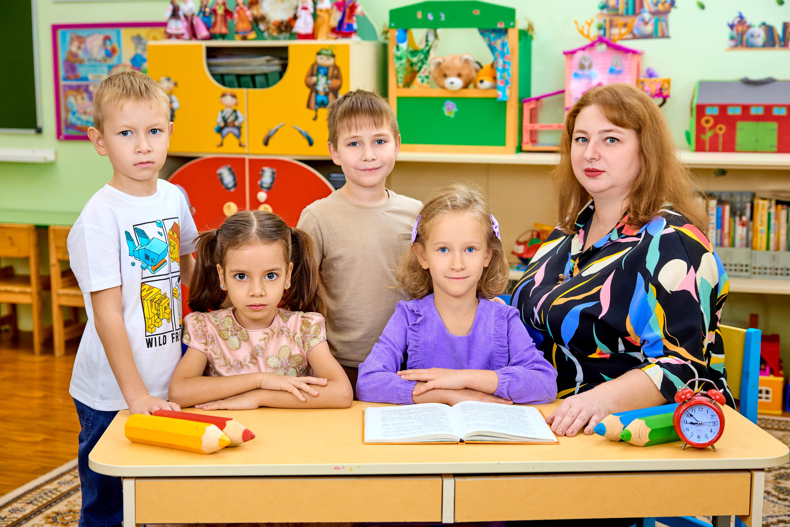 Фотосъёмка выпускников  в детском саду. Выпускные альбомы в Москве фотограф Алина Пащук