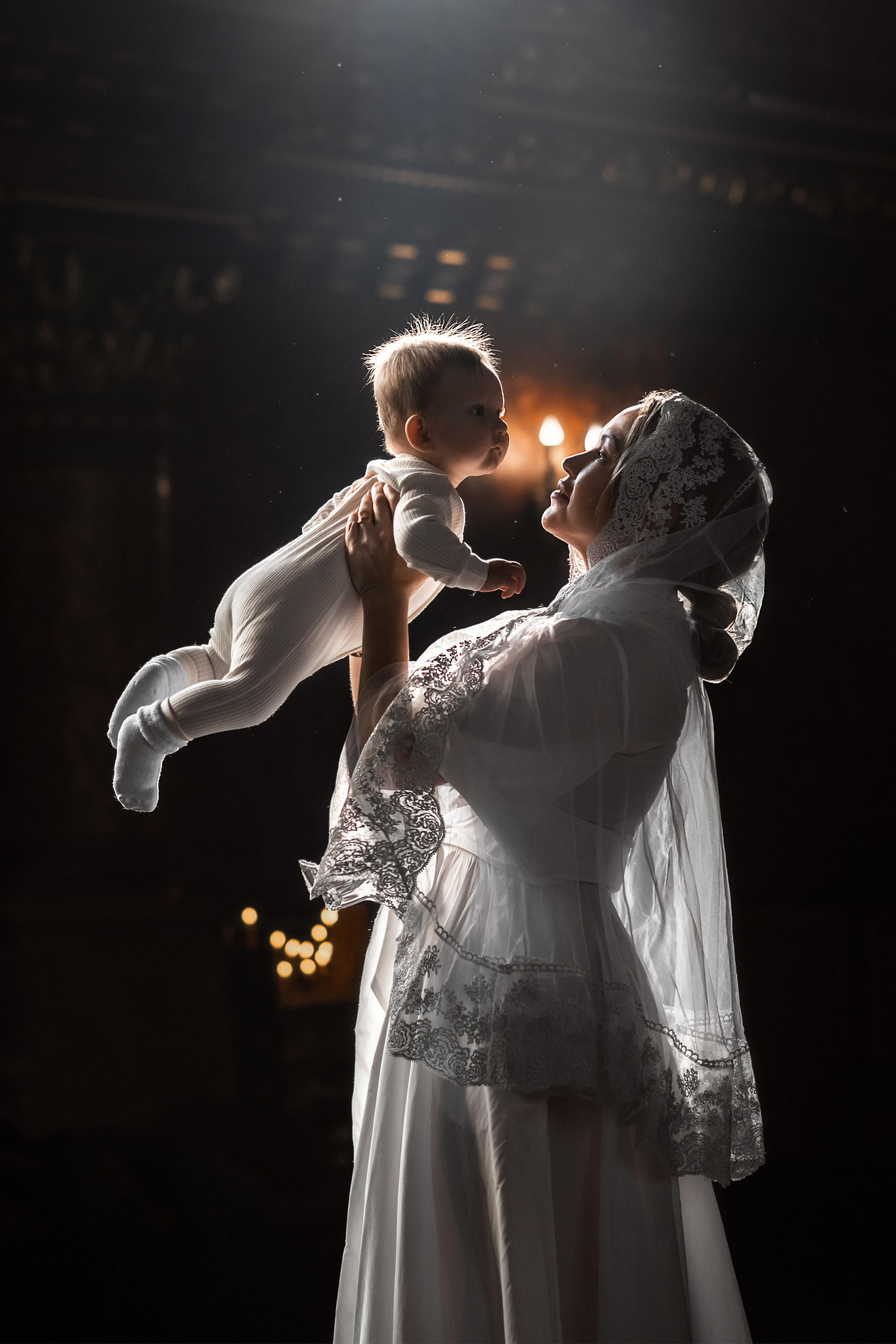 Таинство Крещения (постановочная съемка). Moscow_CPC