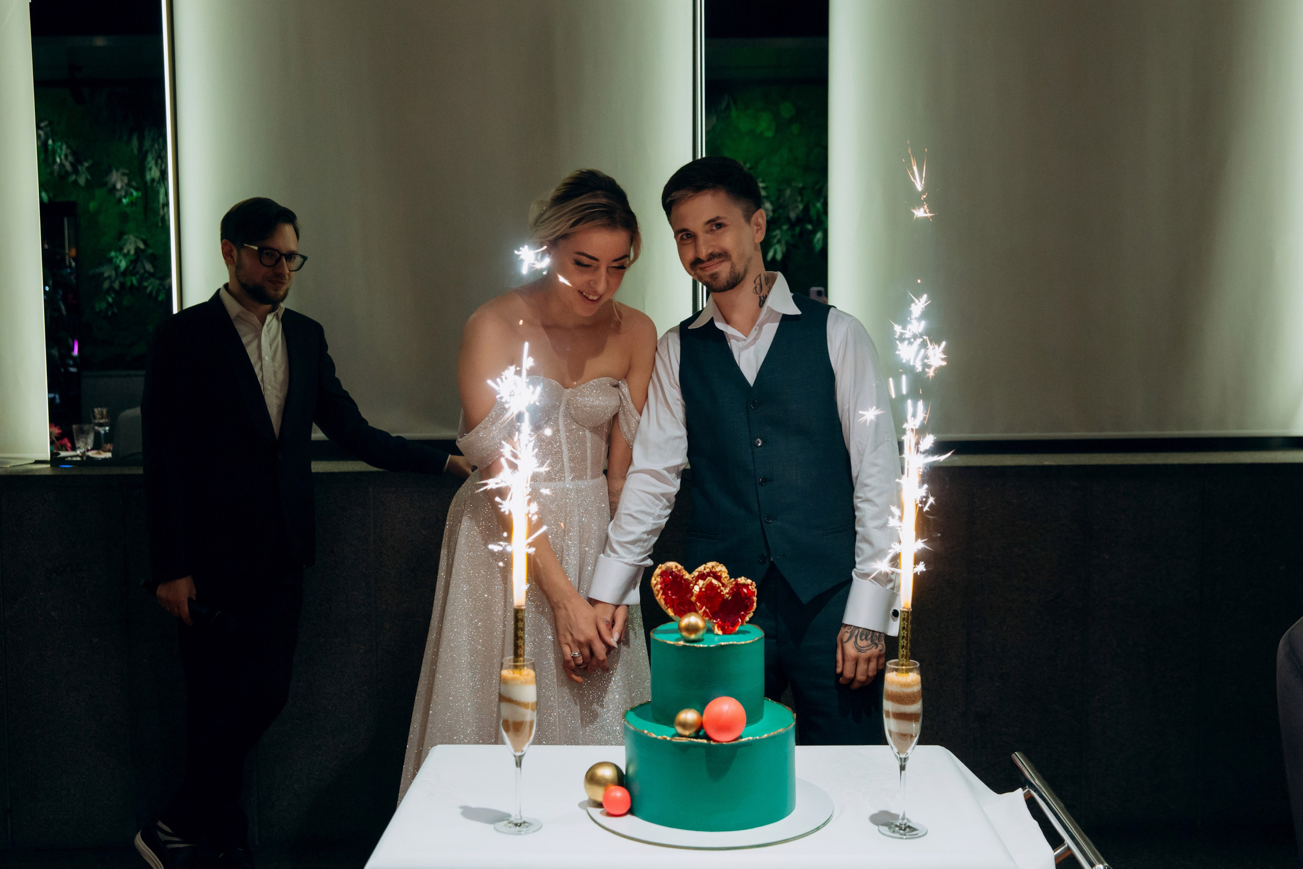 Неоновая свадьба. Свадебный фотограф в Санкт-Петербурге Вика Стукачева