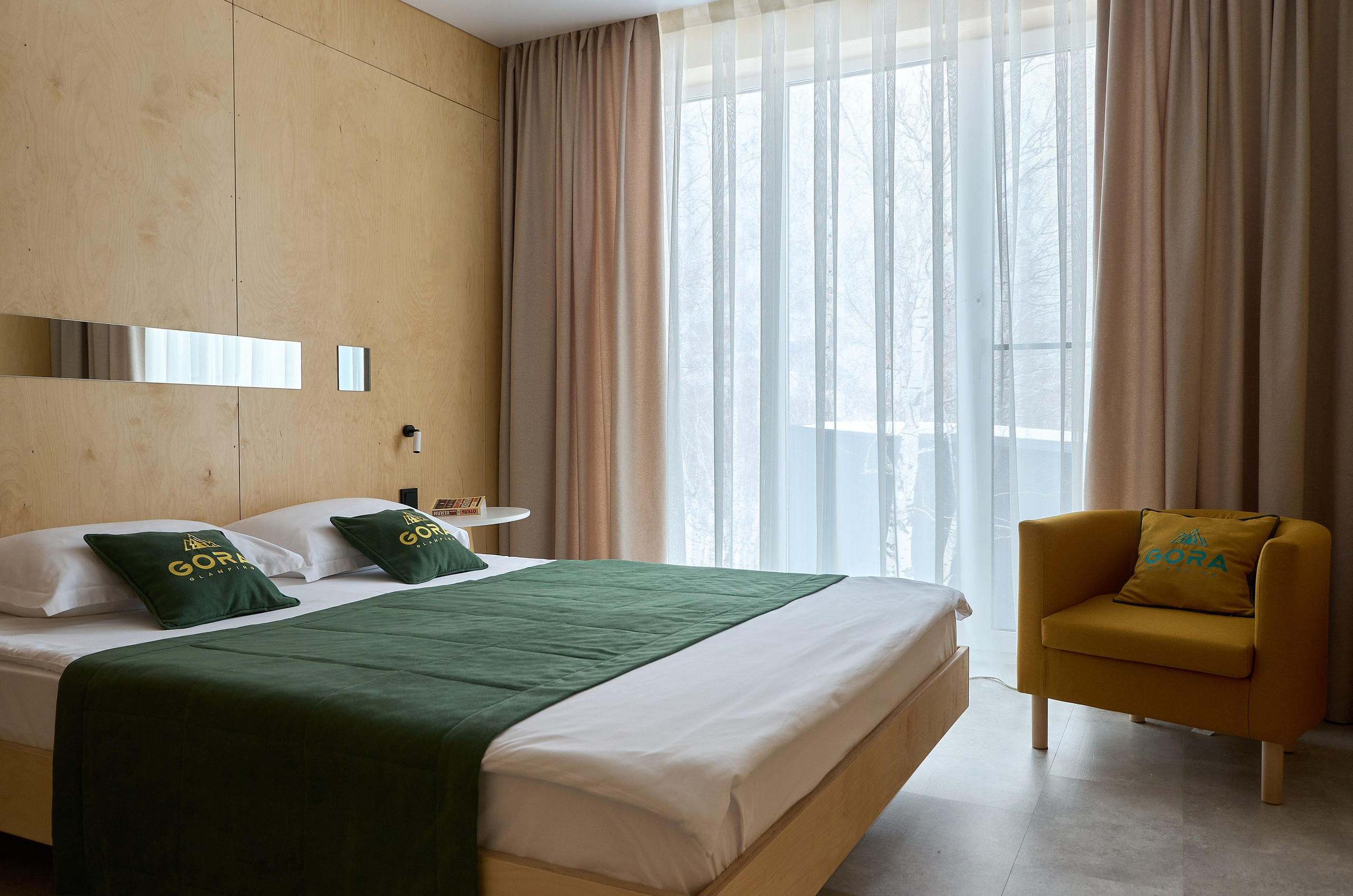 Глемпинг, Гора, оз. Банное. Абросимов Лев интерьерный и архитектурный фотограф