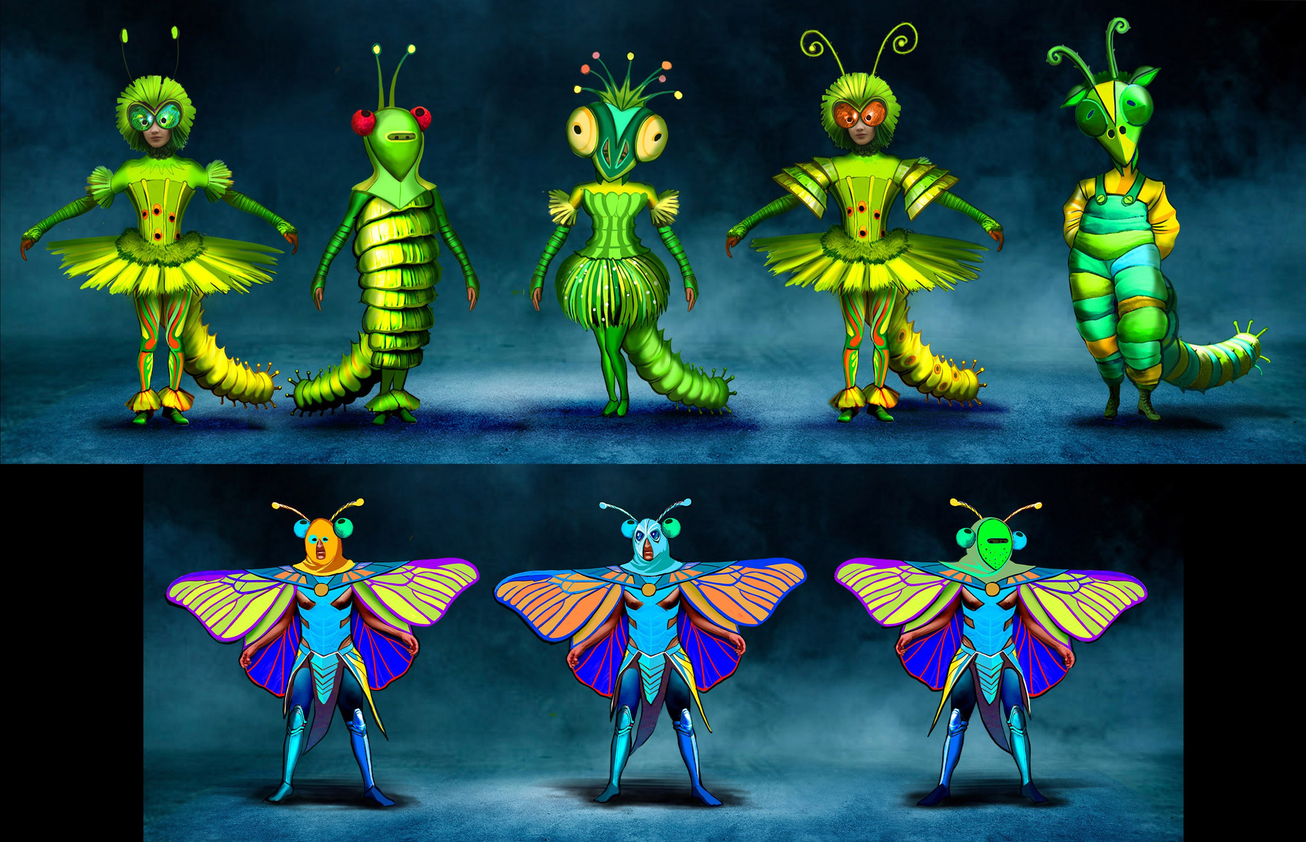 COSTUME DESIGN. Munina Dina. Set design portfolio