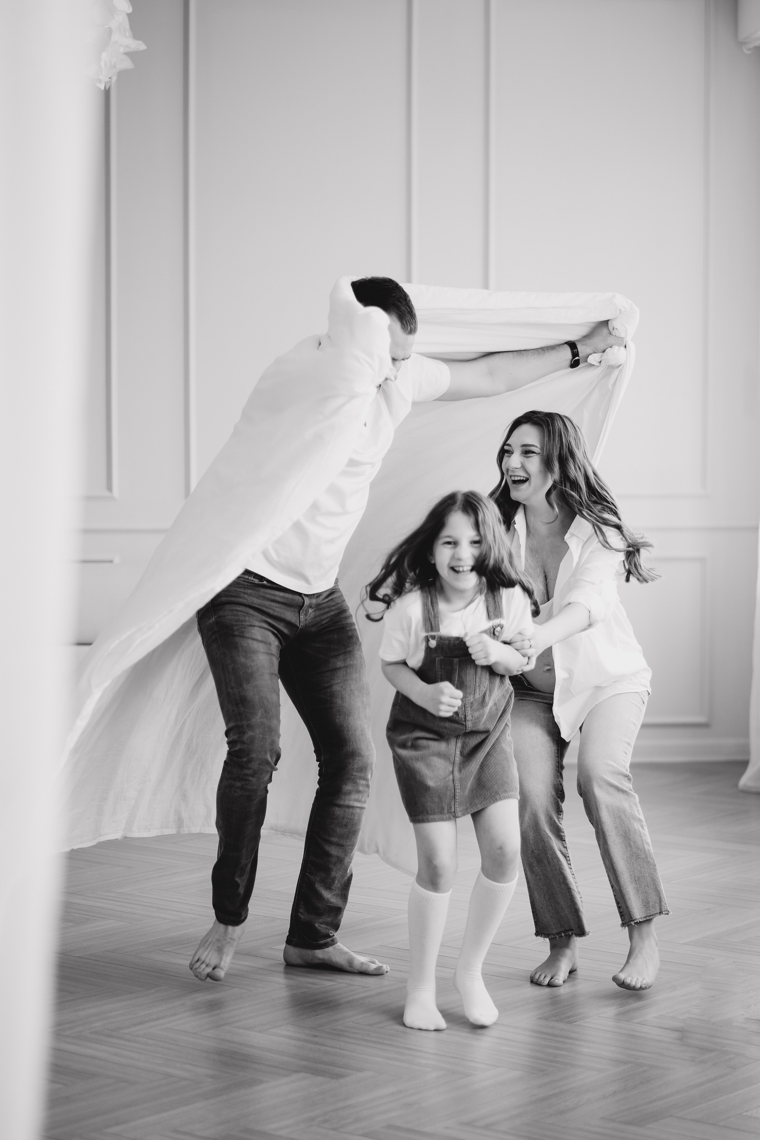 Лена, Саша и Настя. Фотограф беременности и Newborn в Екатеринбурге Марина Добровольская