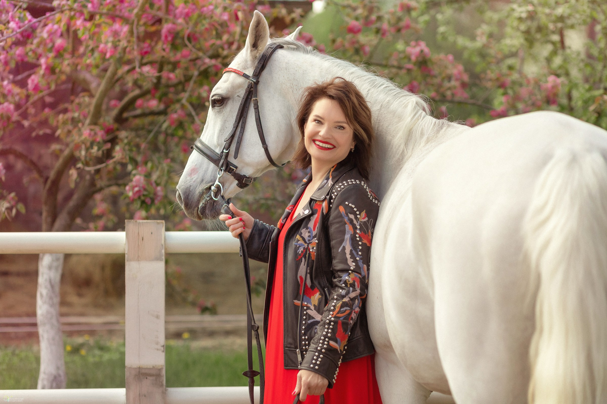 Галина и ее лошадь Сказка. Фотограф женский и мужской портрет Санкт-Петербург