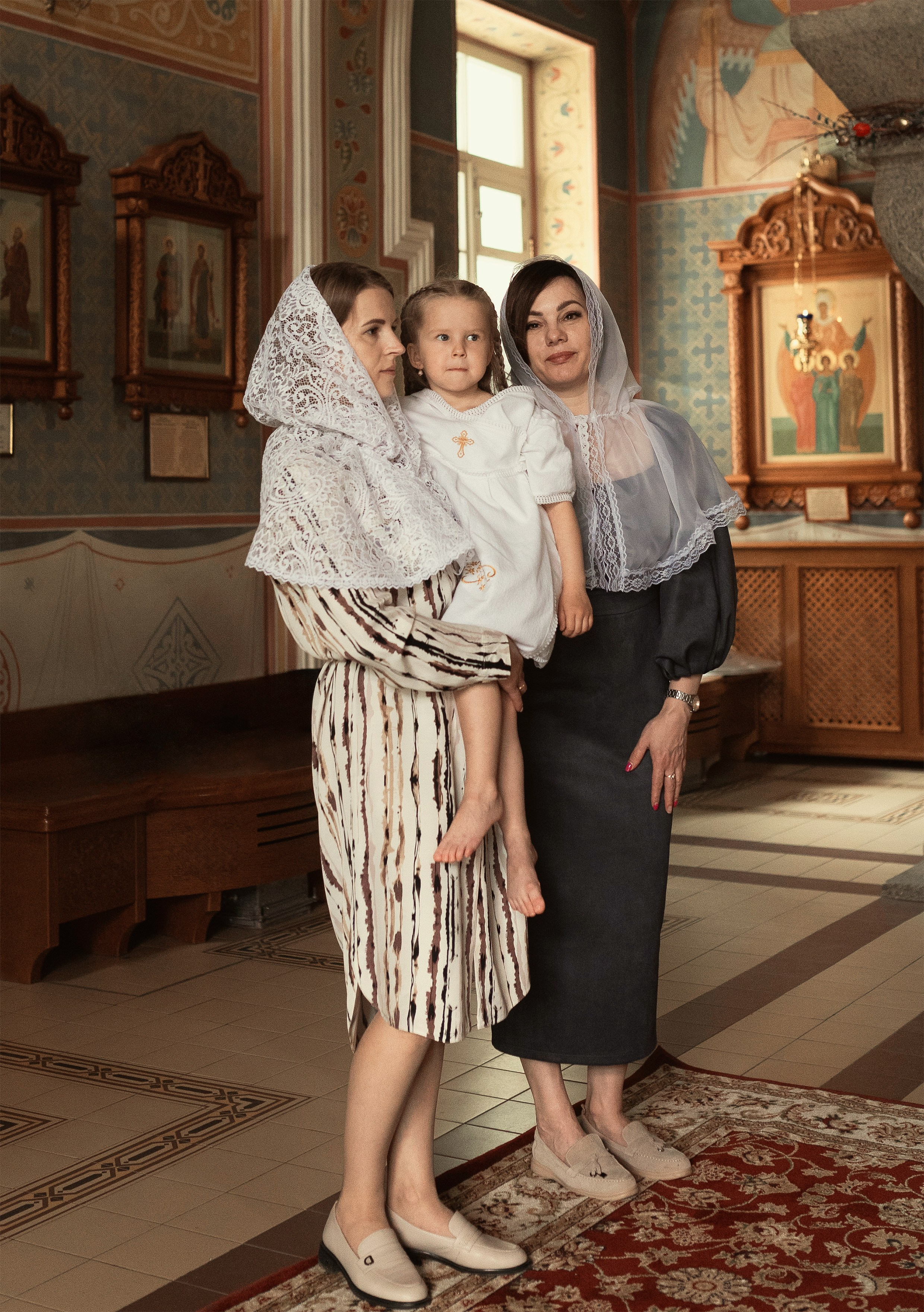 Крещение Анны. ТОП Фотограф на Крещение и Венчание Железногорск Алексей Мещеряков