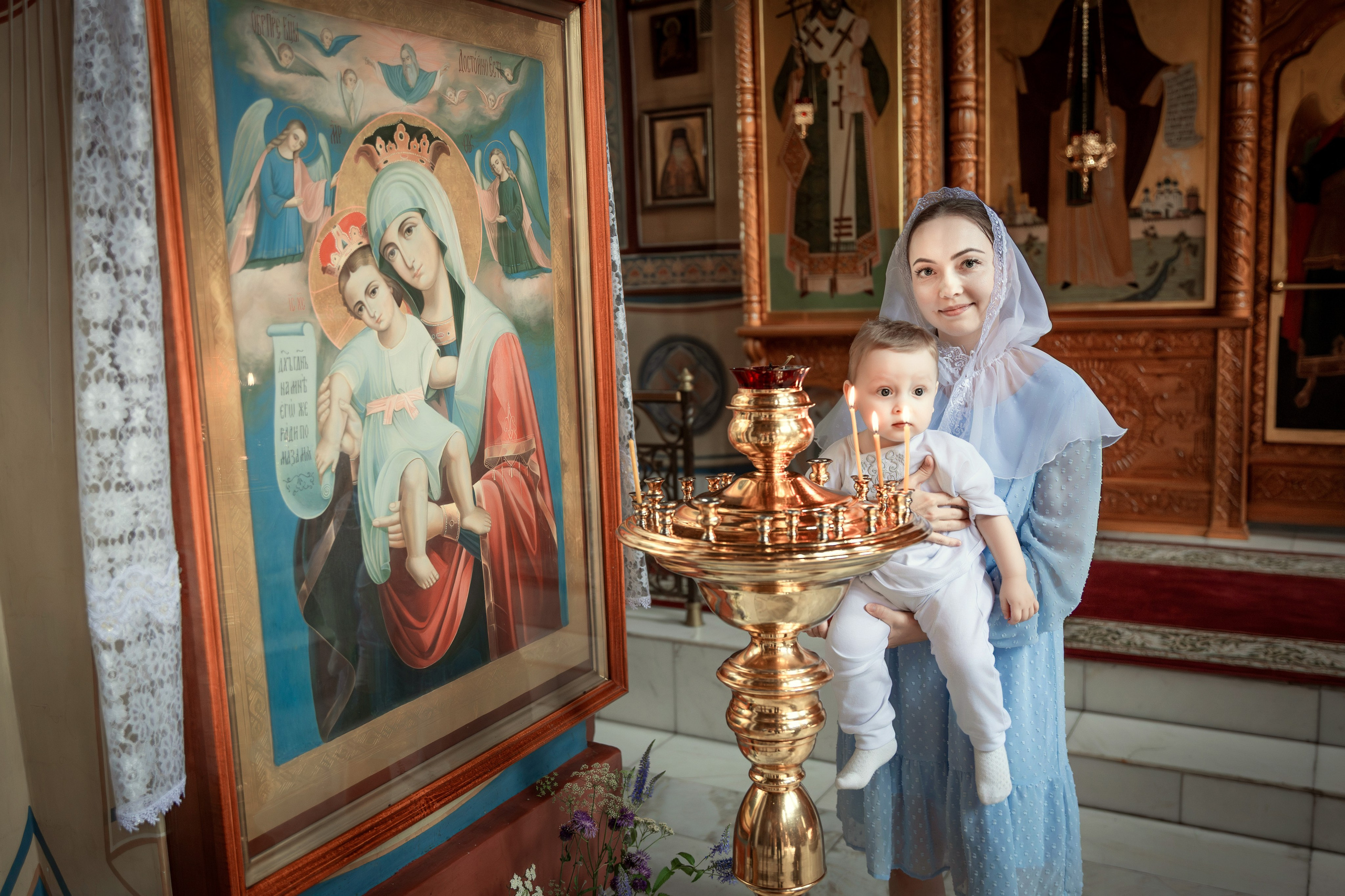 Крещение Максима. ТОП Фотограф на Крещение и Венчание Железногорск Алексей Мещеряков