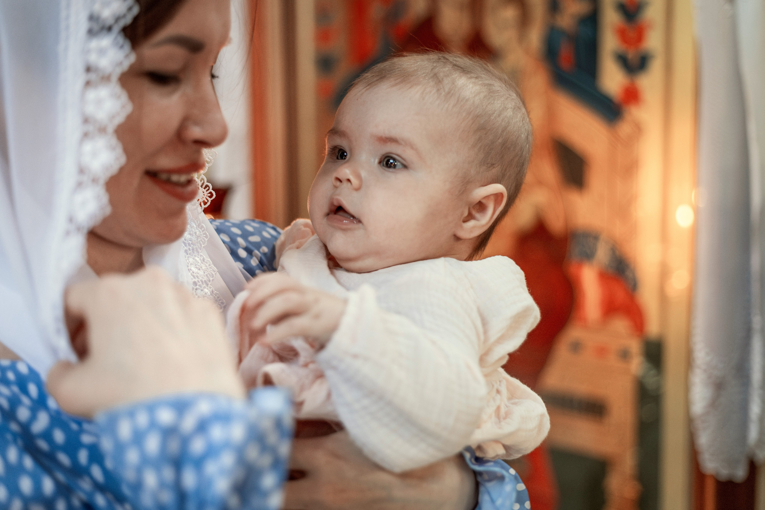 Крещение Дарии. ТОП Фотограф на Крещение и Венчание Железногорск Алексей Мещеряков