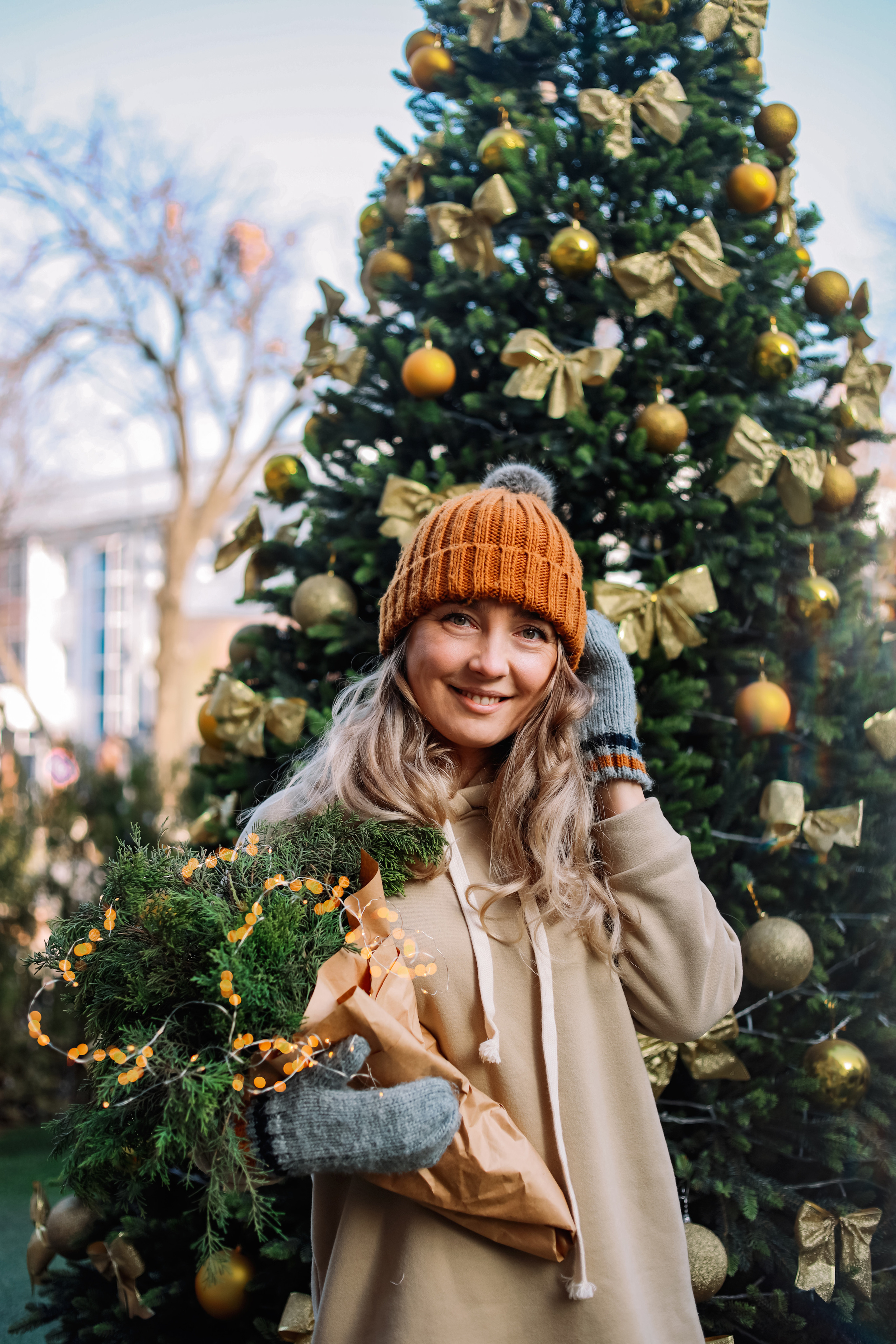Новогодняя фотосессия, Новопокровский район. Свадебный и семейный фотограф в Краснодарском крае Мария Данилкина