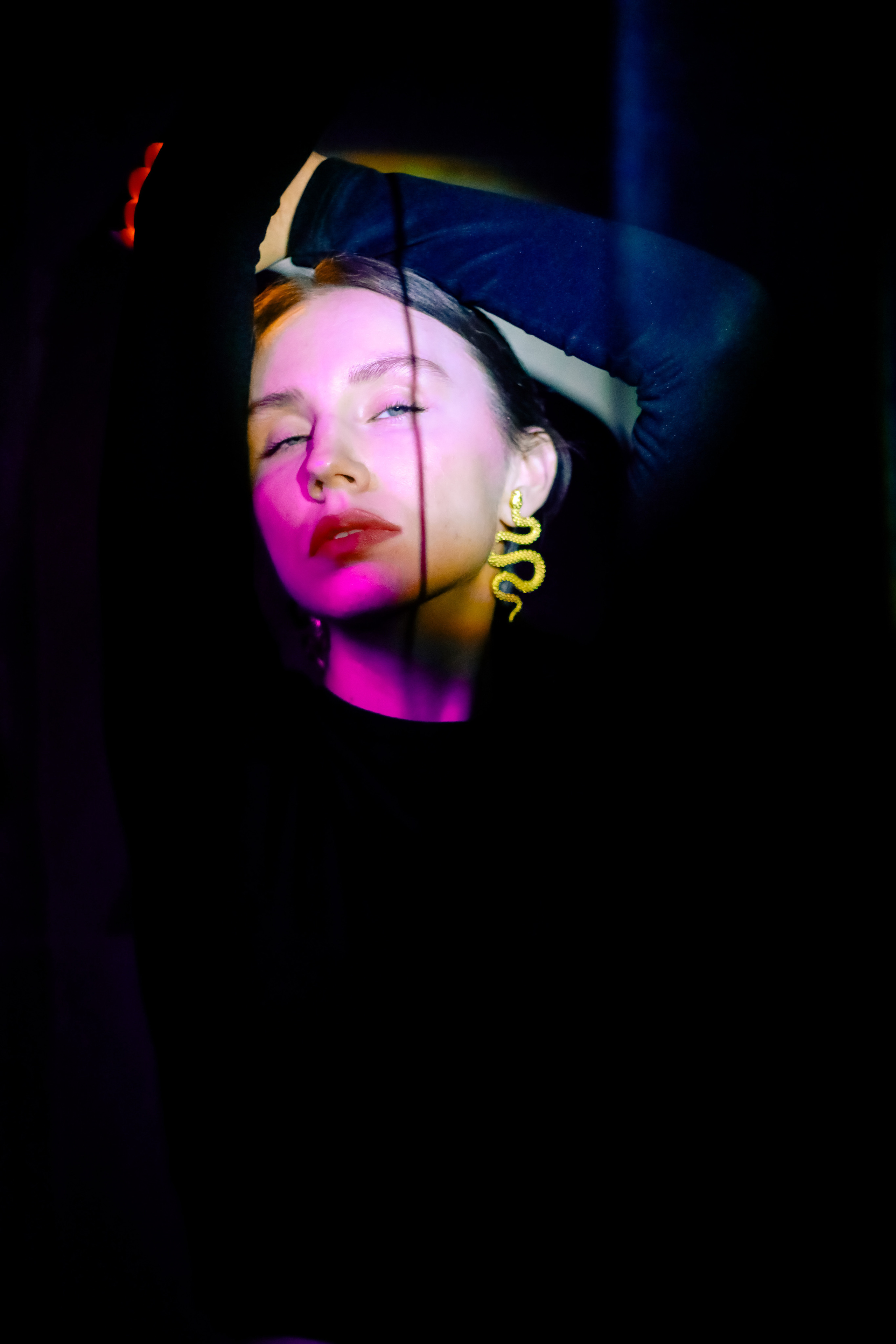 Домашняя фотосессия с цветным светом. Свадебный и семейный фотограф в Краснодарском крае Мария Данилкина