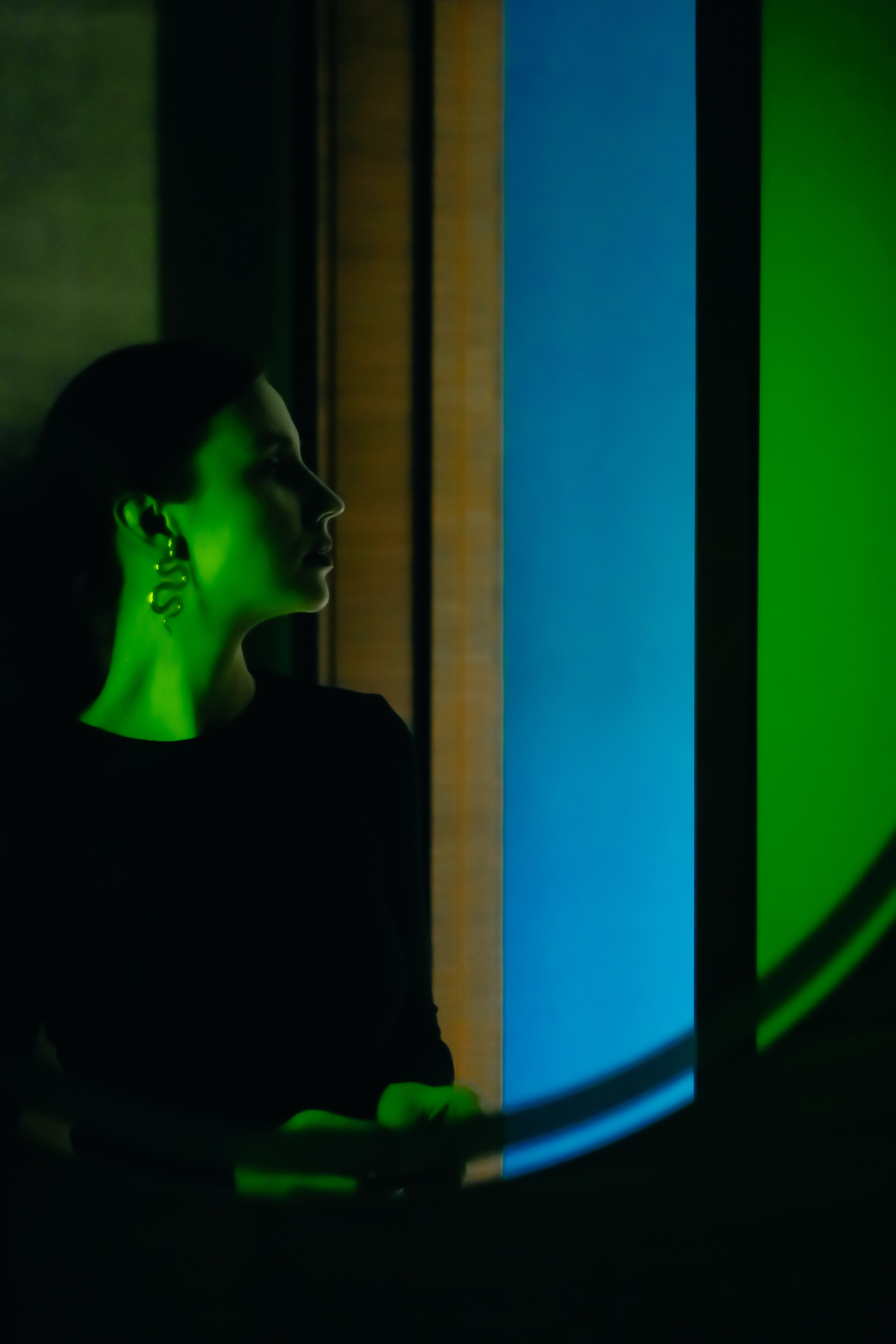 Домашняя фотосессия с цветным светом. Свадебный и семейный фотограф в Краснодарском крае Мария Данилкина