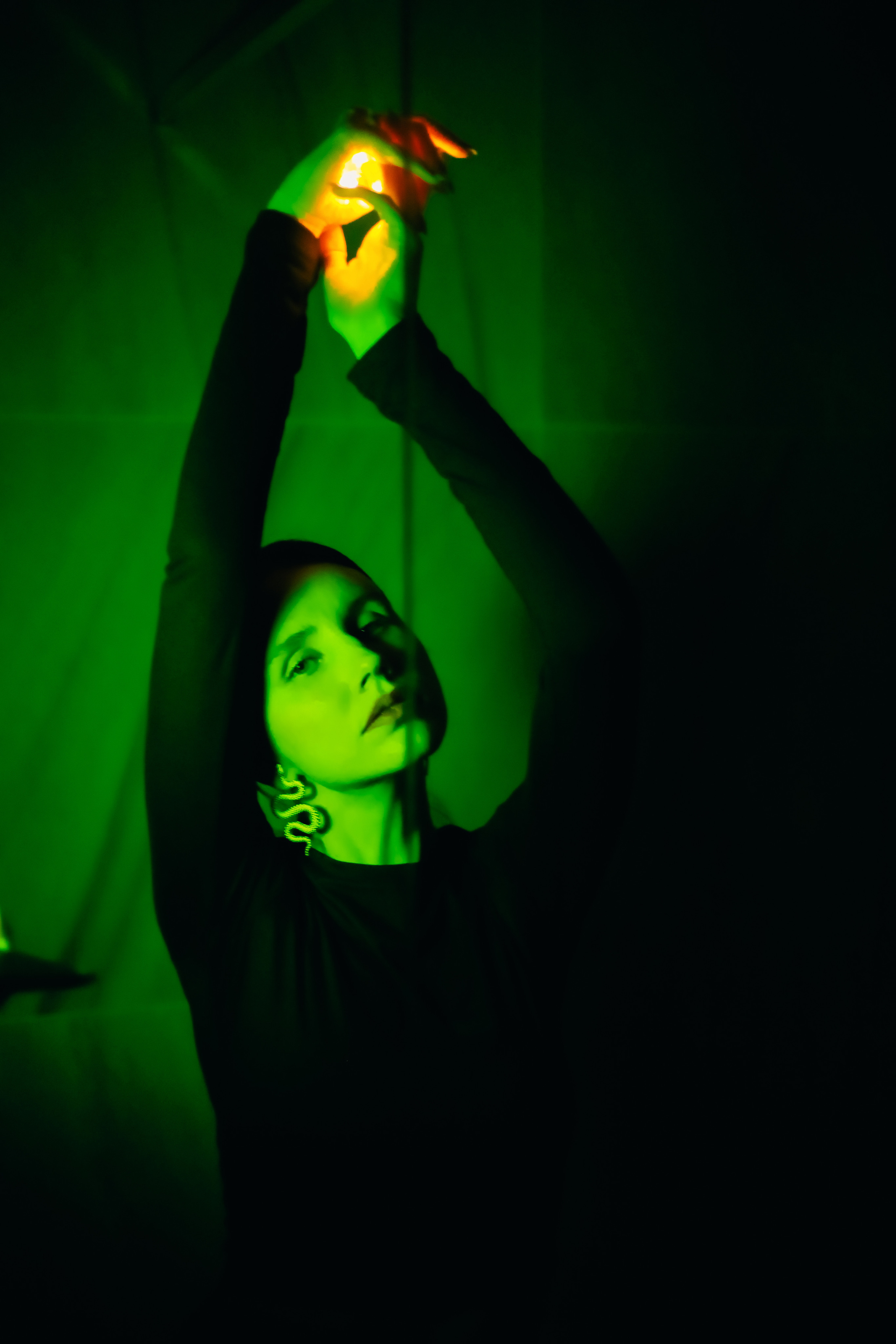 Домашняя фотосессия с цветным светом. Свадебный и семейный фотограф в Краснодарском крае Мария Данилкина