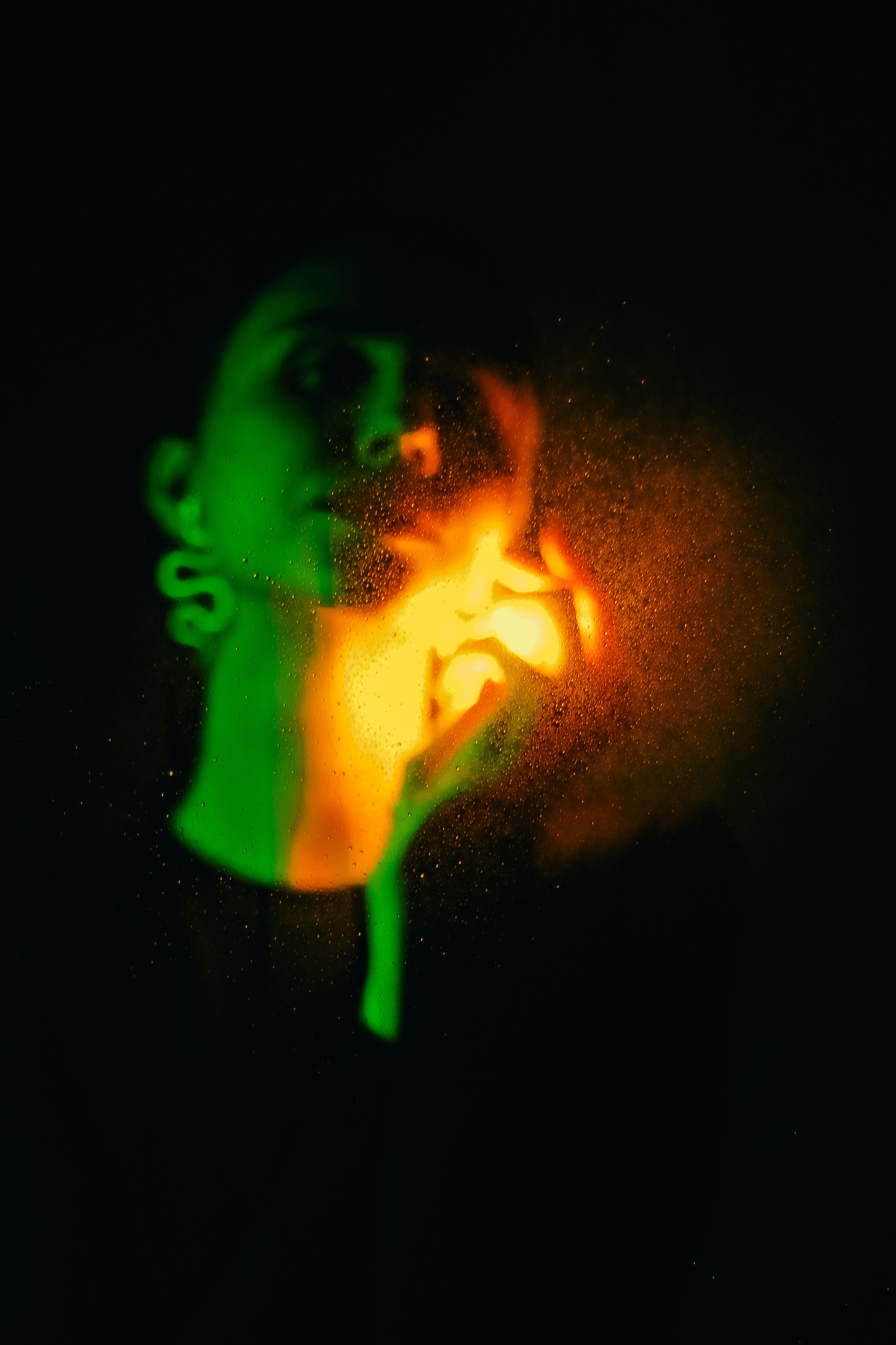 Домашняя фотосессия с цветным светом. Свадебный и семейный фотограф в Краснодарском крае Мария Данилкина