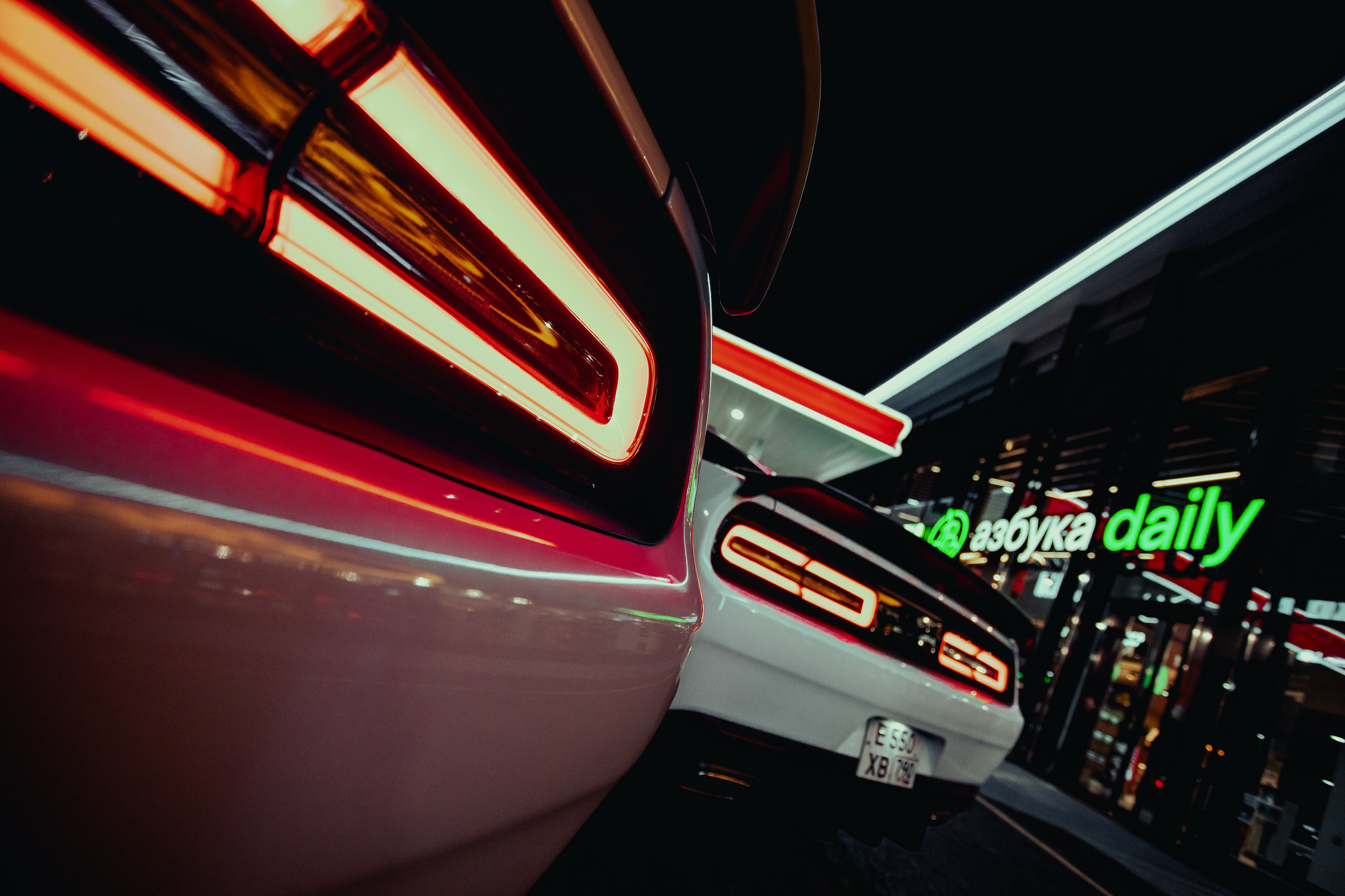 Dodge Challengers. Спортивный фотограф — Никита