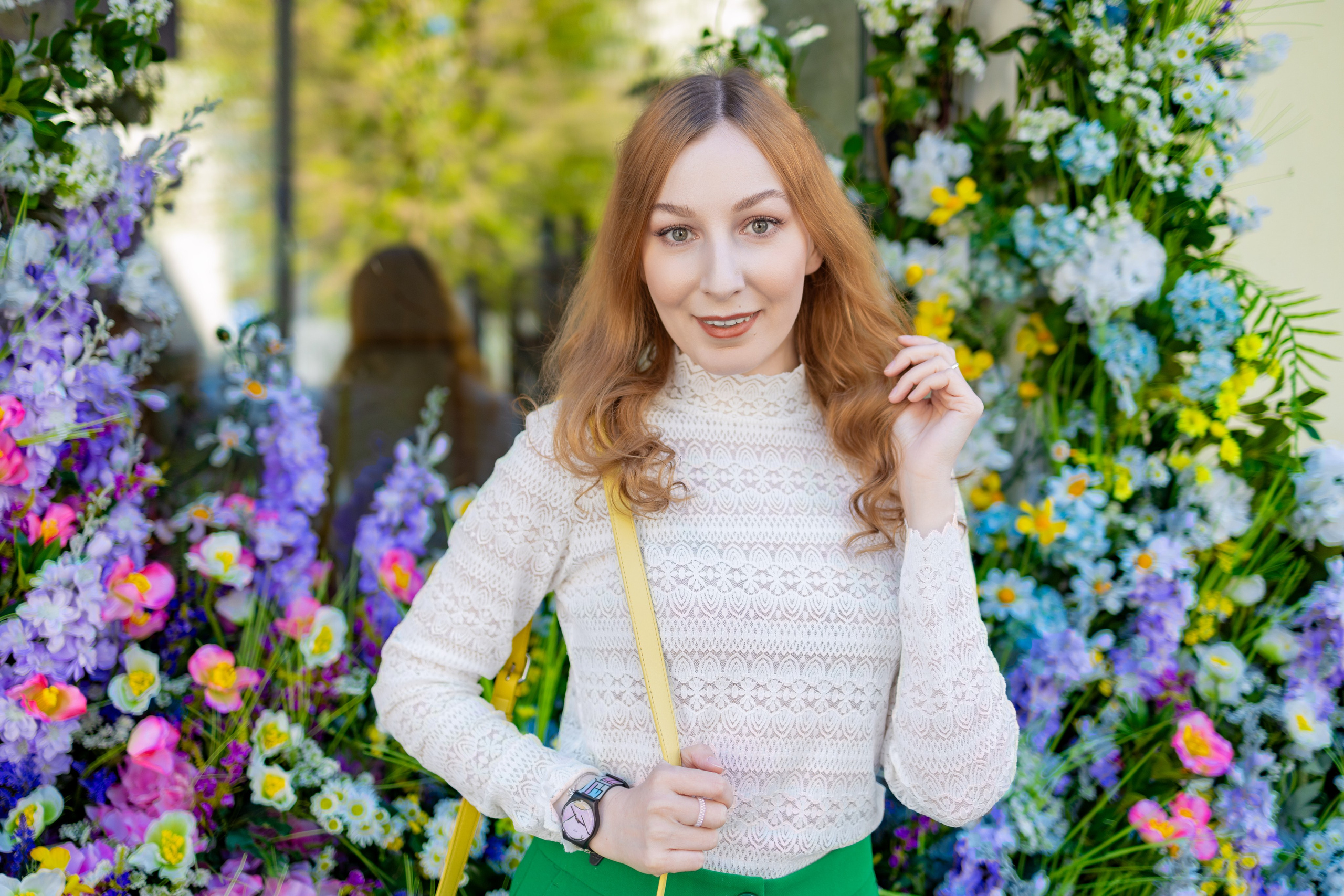 Весенняя прогулка с Еленой по Патриаршим. Репортажный, семейный и студийный фотограф в Москве Демин Алексей