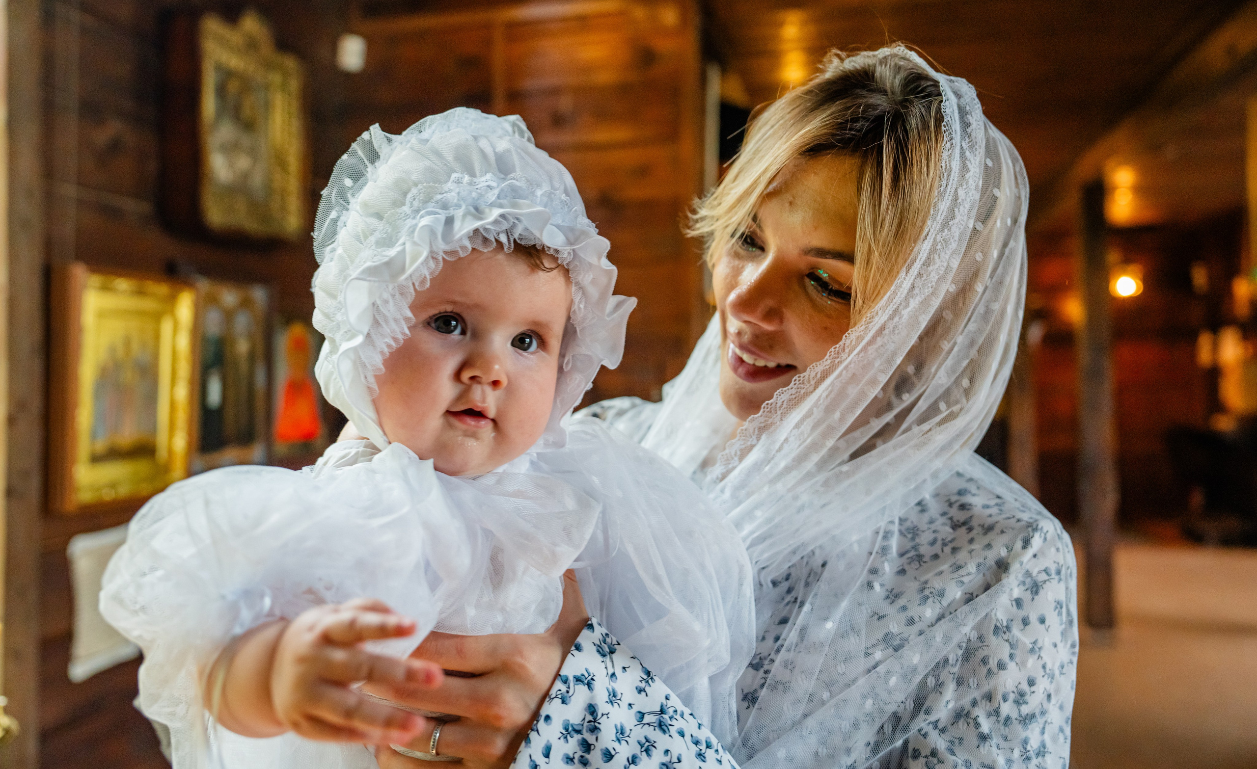 Таинство Крещения Евгении. Крамер Юлиана детский и семейный фотограф