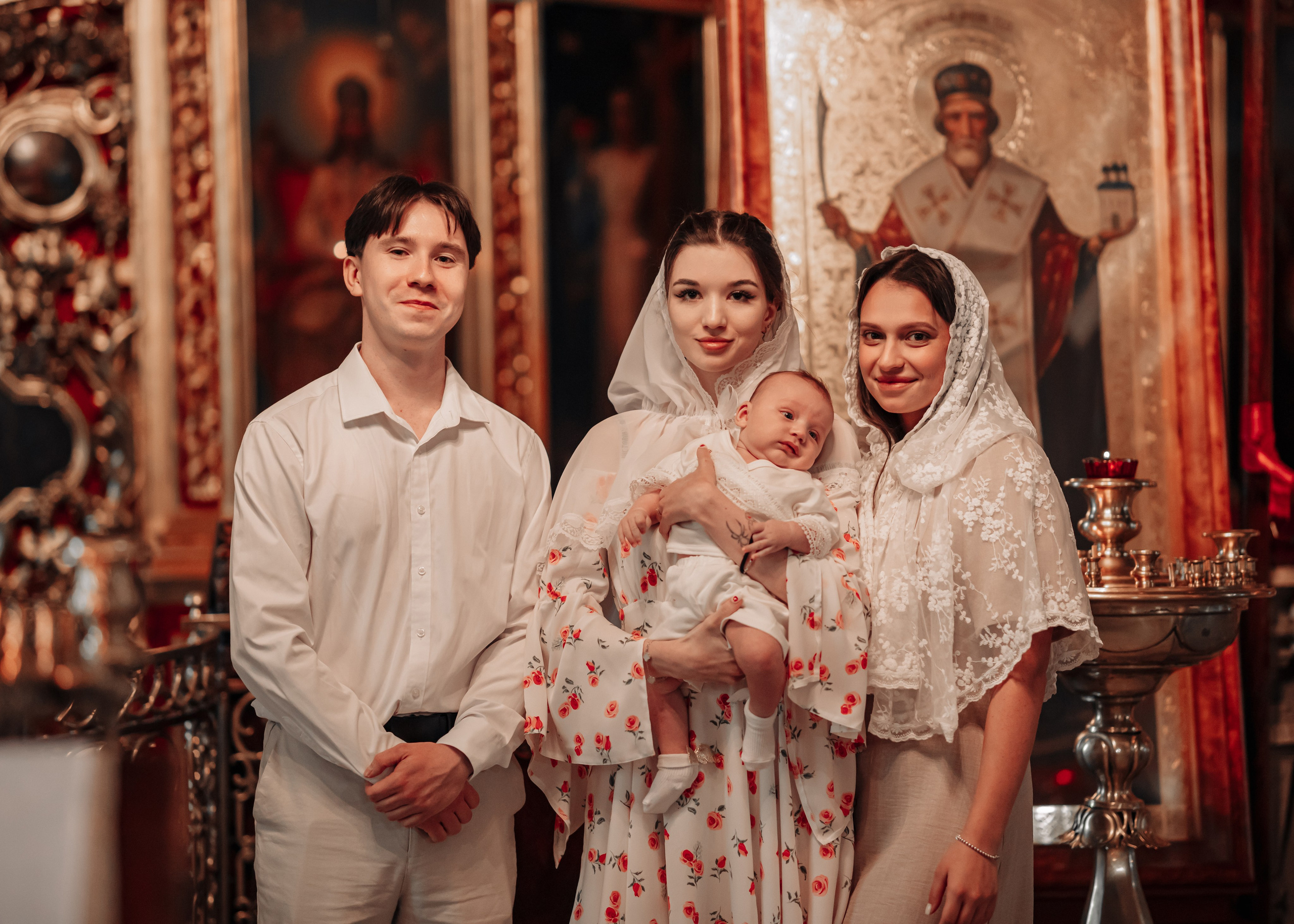 Таинство Крещения. Крамер Юлиана детский и семейный фотограф