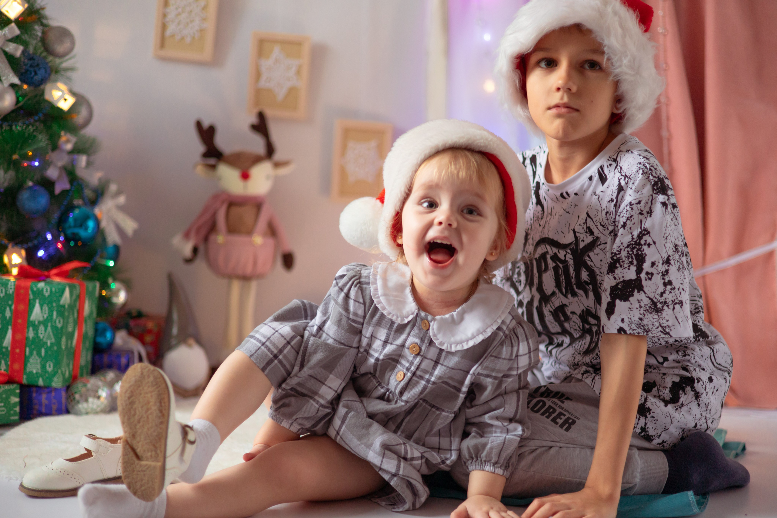 Кирилл и София Новый год 2024. Семейный и детский фотограф в Михайловке Татьяна Лестьева