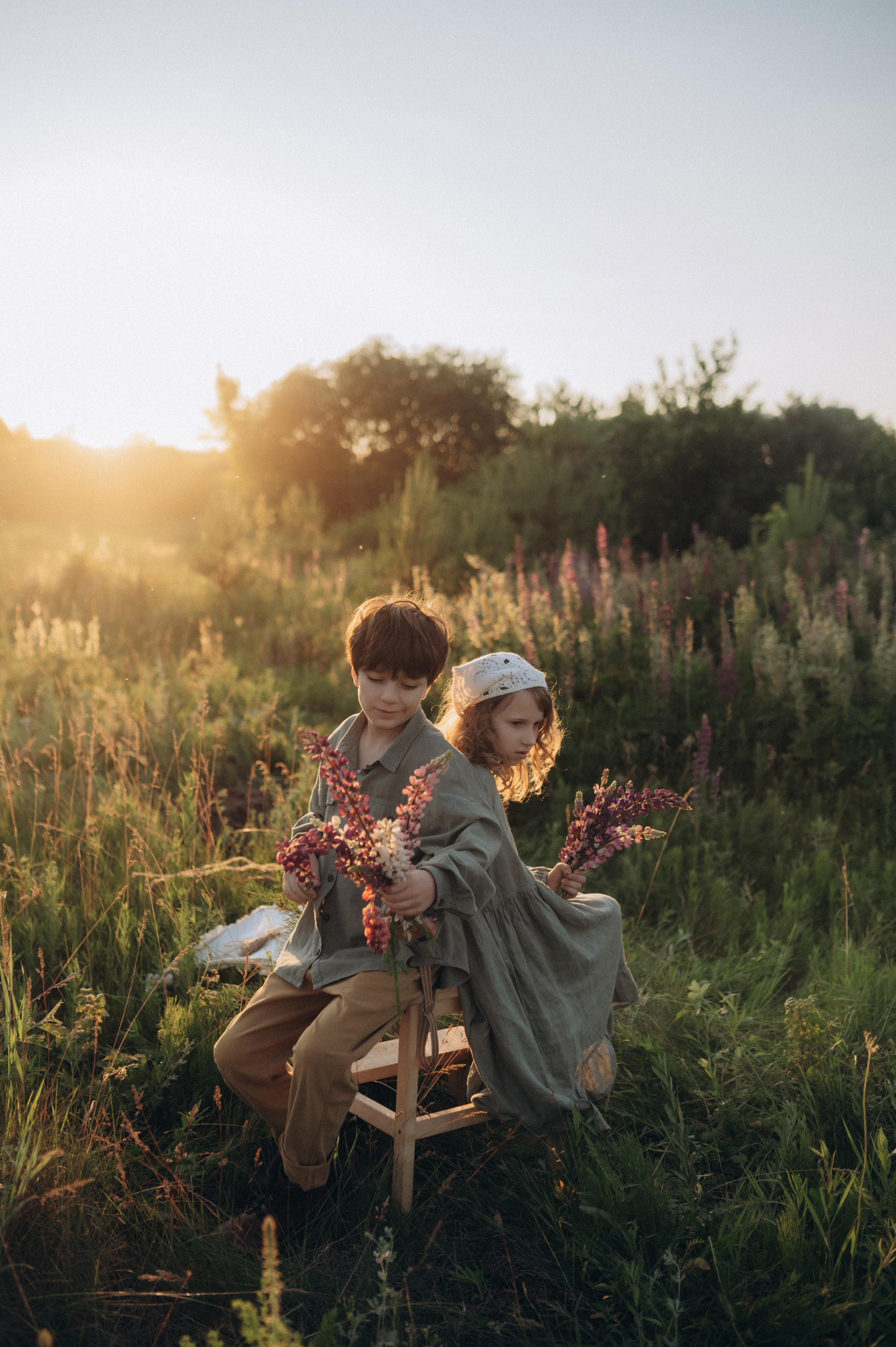 Соня и Захар — первая любовь и воздушный змей. Фотограф Мария Стрелкова