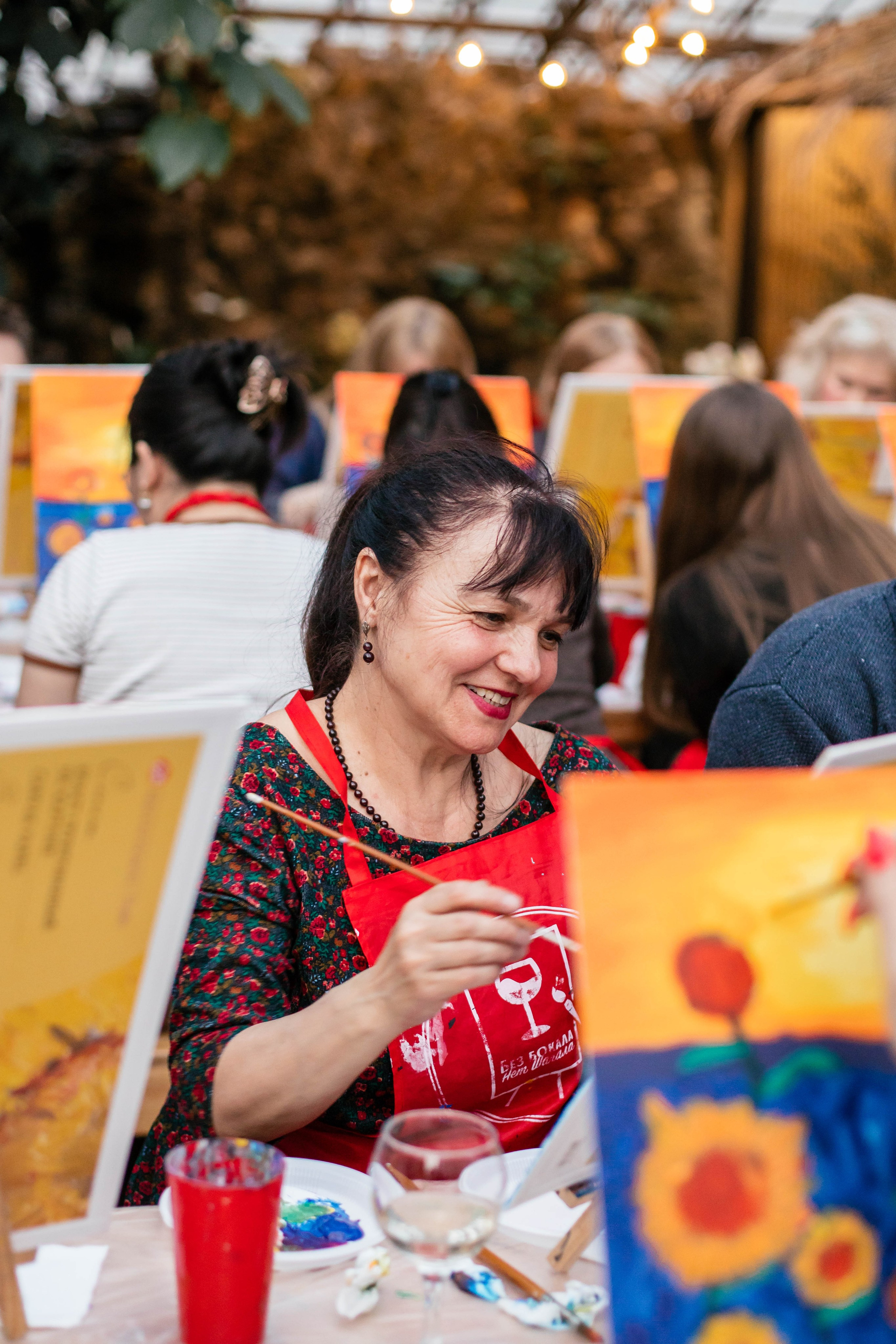 Без бокала нет Шагала. Искусство и вино в Ботаническом саду. Фотограф Анна Чернигова