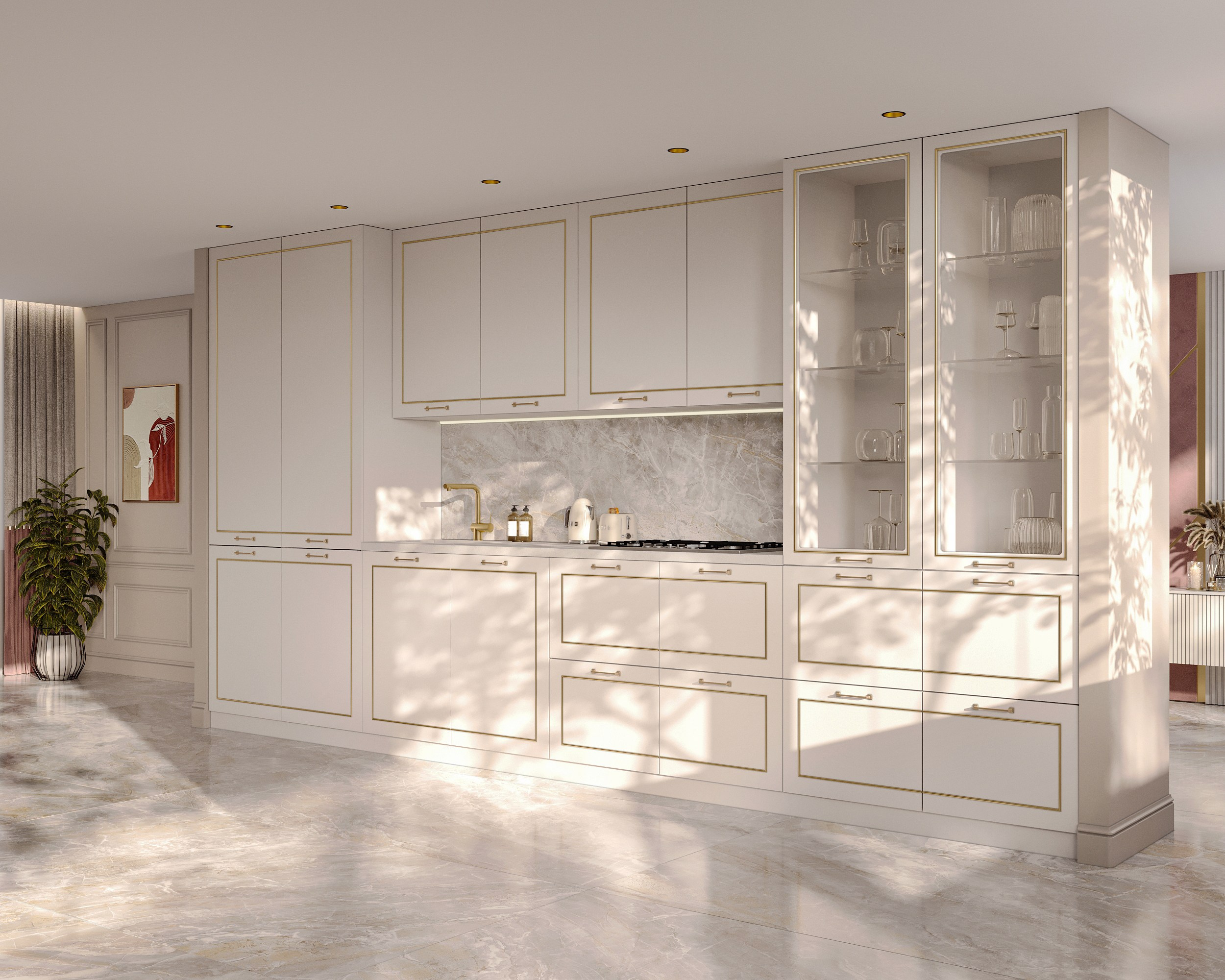 MKR кухонные гарнитуры (предметная 3D визуализация). Королёва Анастасия | 3D визуализатор