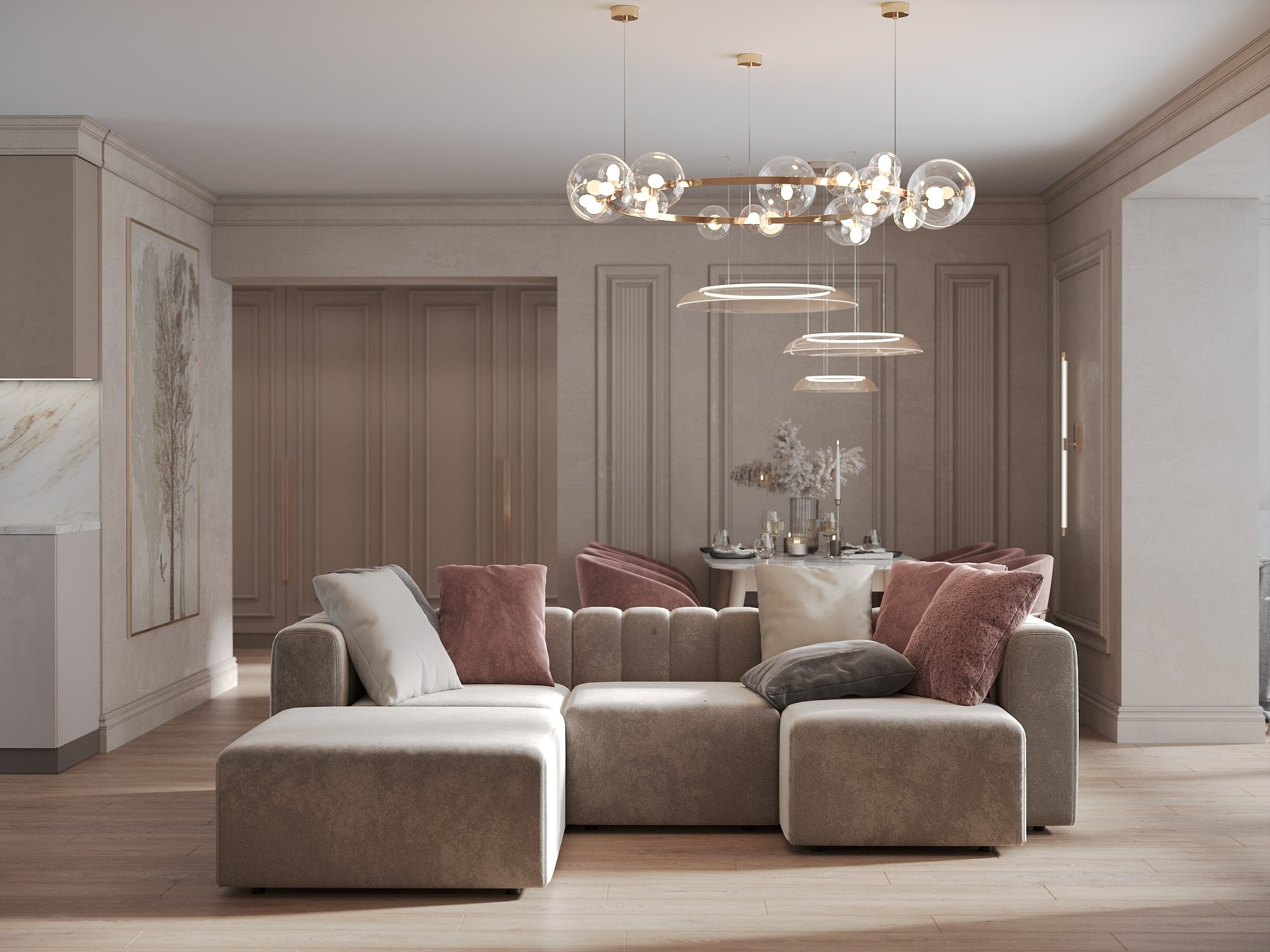 Пос. Вавиловец 170 м². БК студия дизайна интерьера