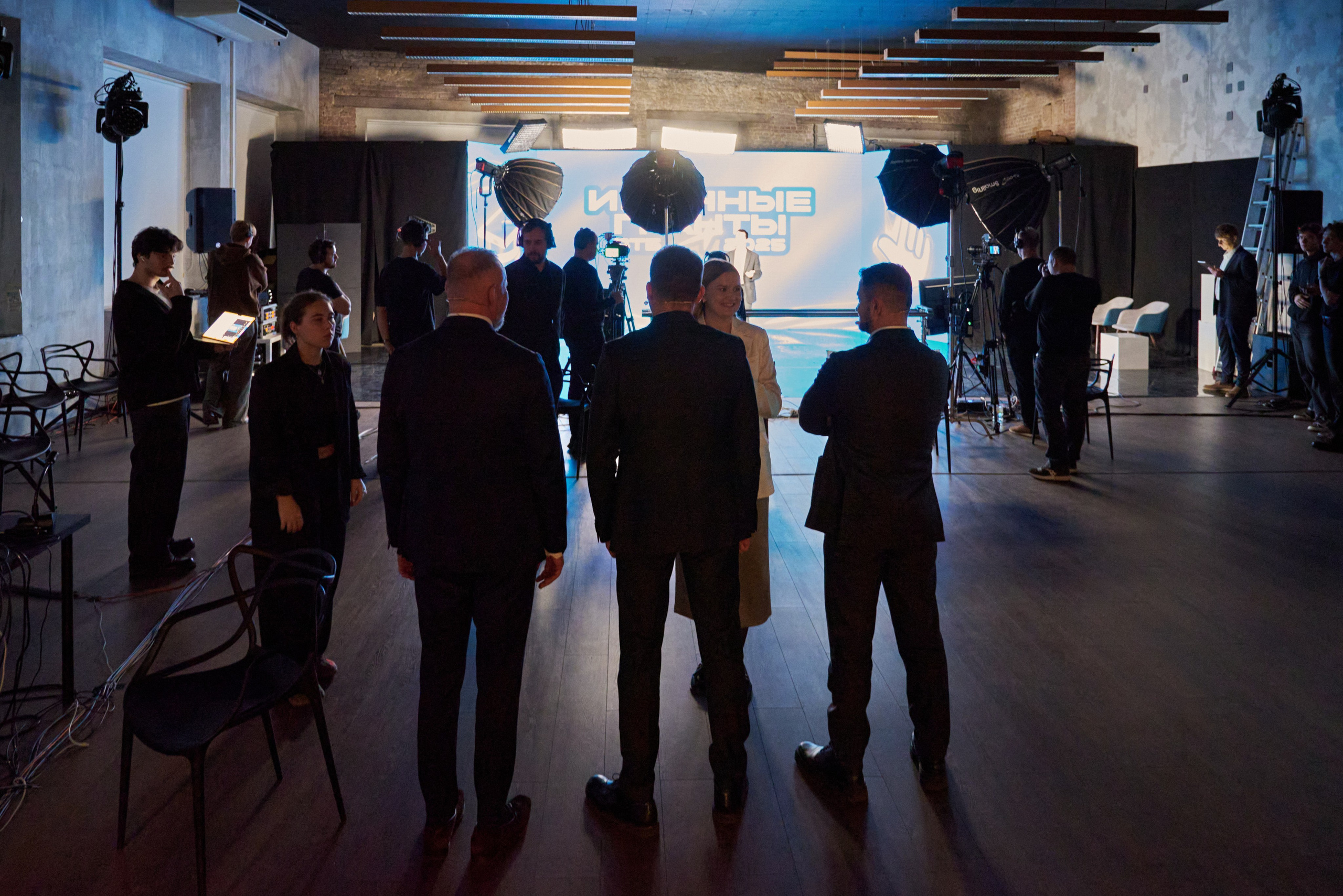 Backstage съёмка трансляции ВТБ Именные гранты 2025