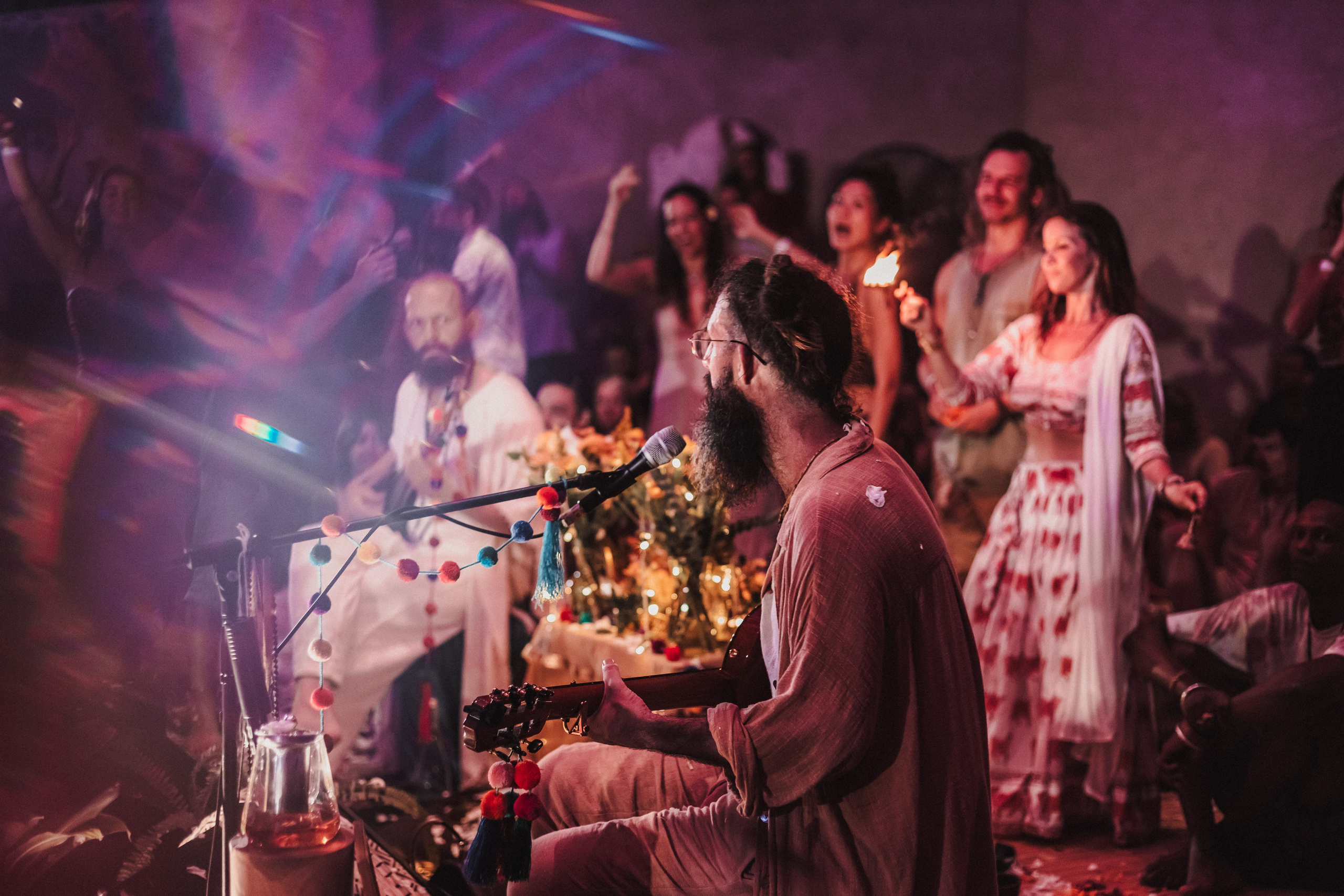 Hanuman Project kirtan at Alchemy march. Mariam Bagdasaryan