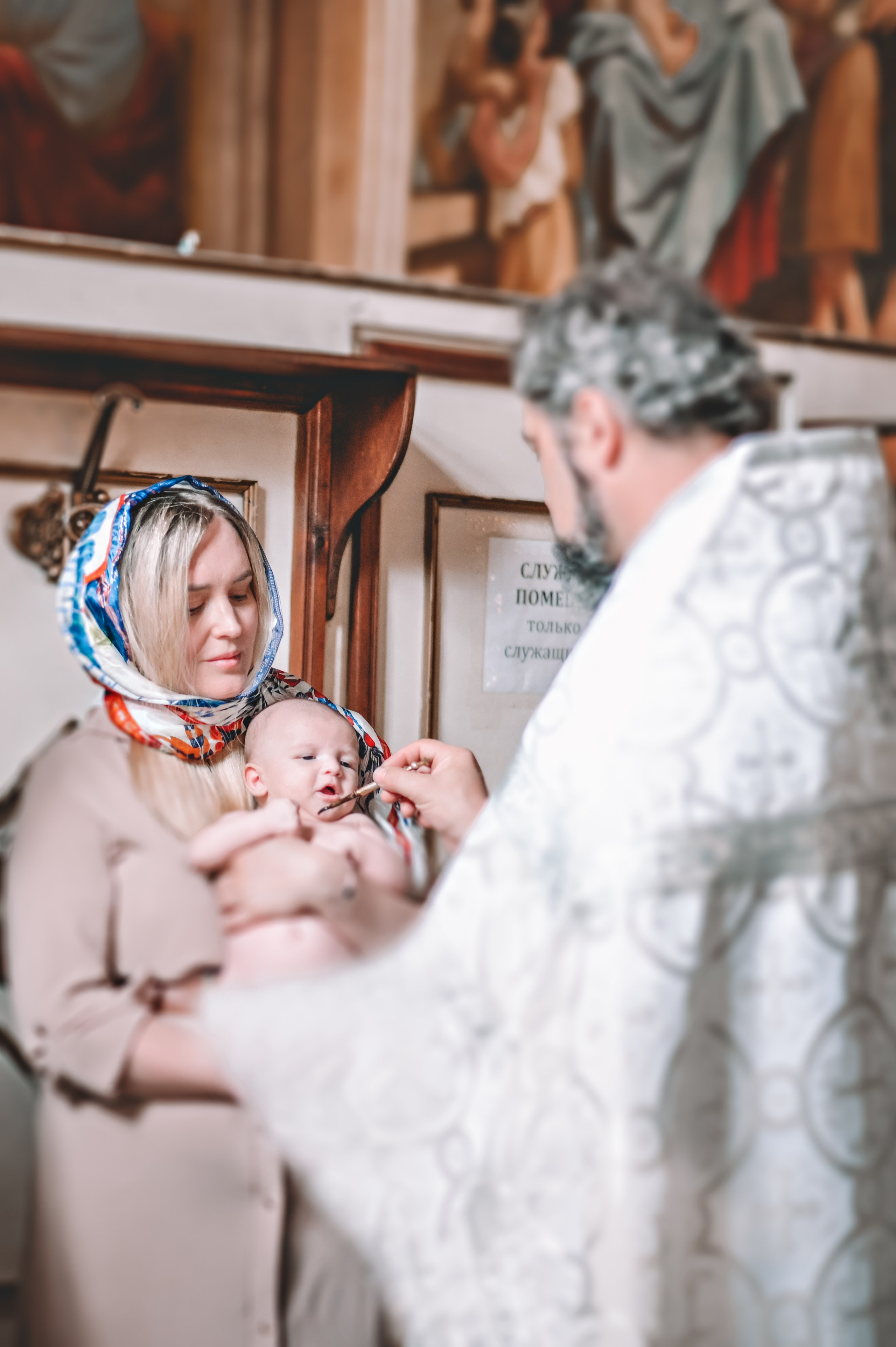 Крещение. Детский и семейный фотограф Ирина Баранова
