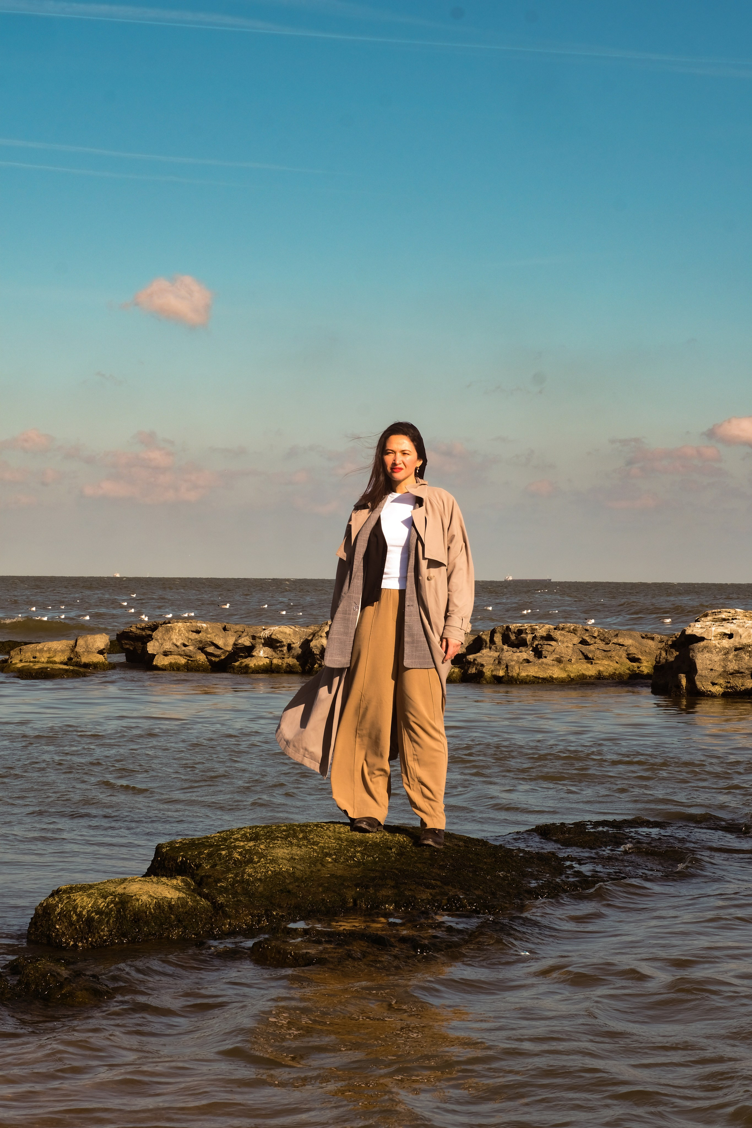 Съемка Джама в море. Контент-фотограф в Махачкале. Марина