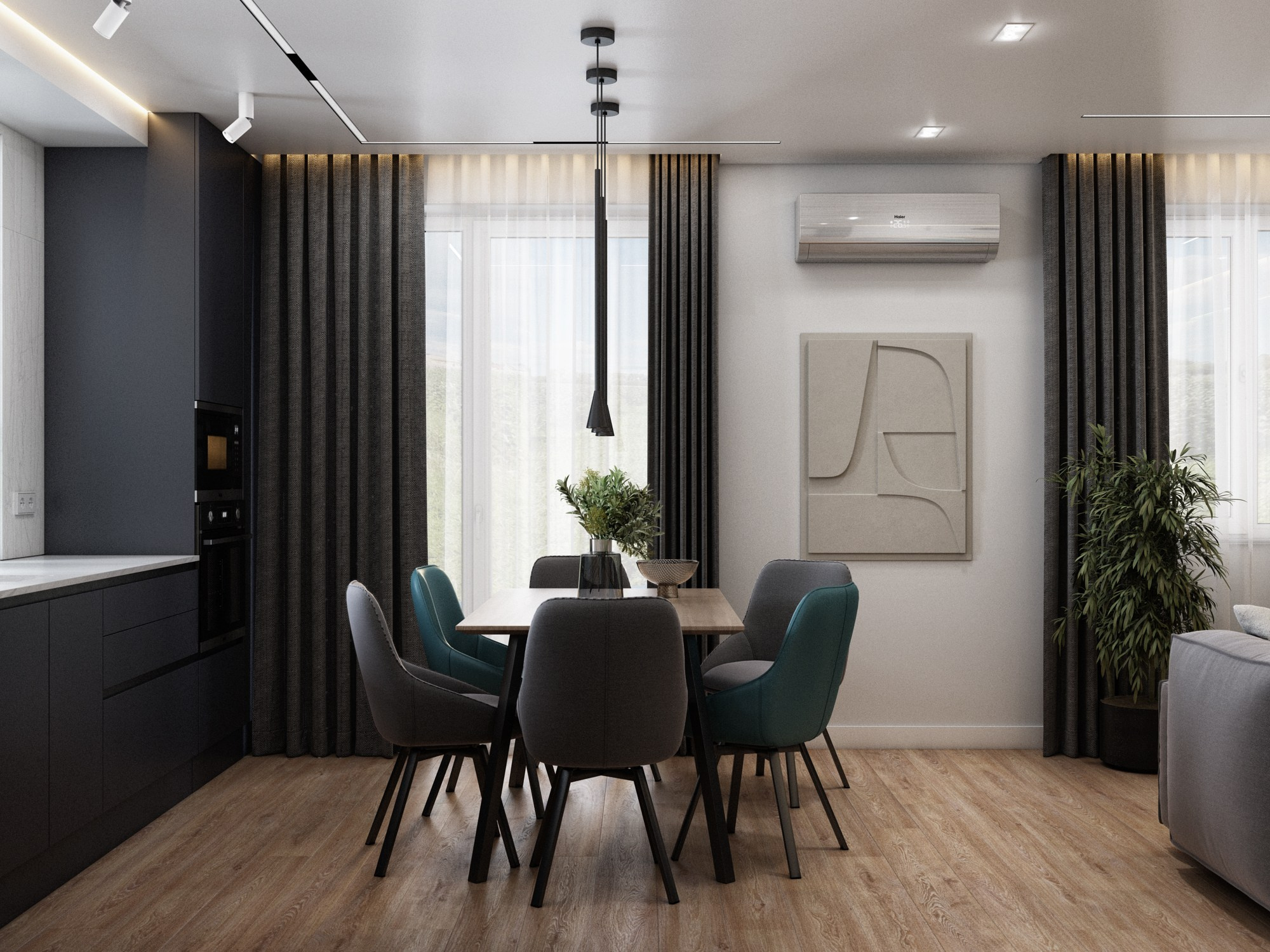 Частный дом пос. Соловей ключ (совместная работа с «Просто космос»). Дизайн-проекты жилых и общественных пространств во Владивостоке