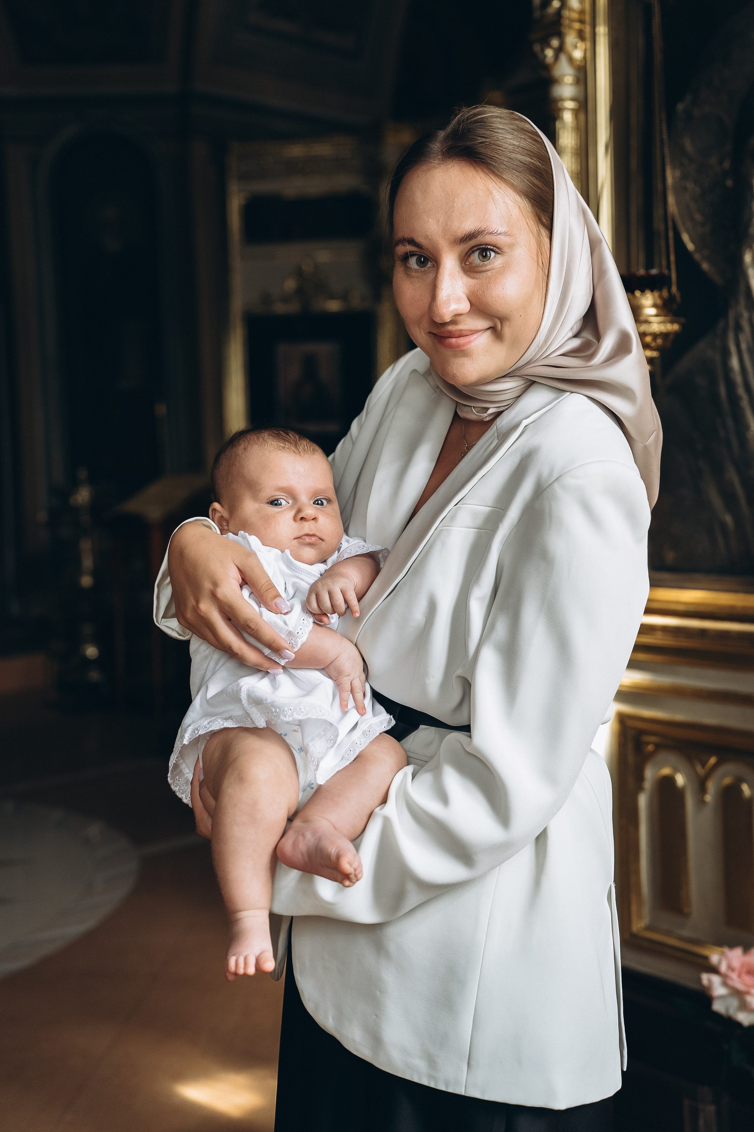 Таинство крещения Максима. Фотограф Ольга Рубцова в Москве и Московской области