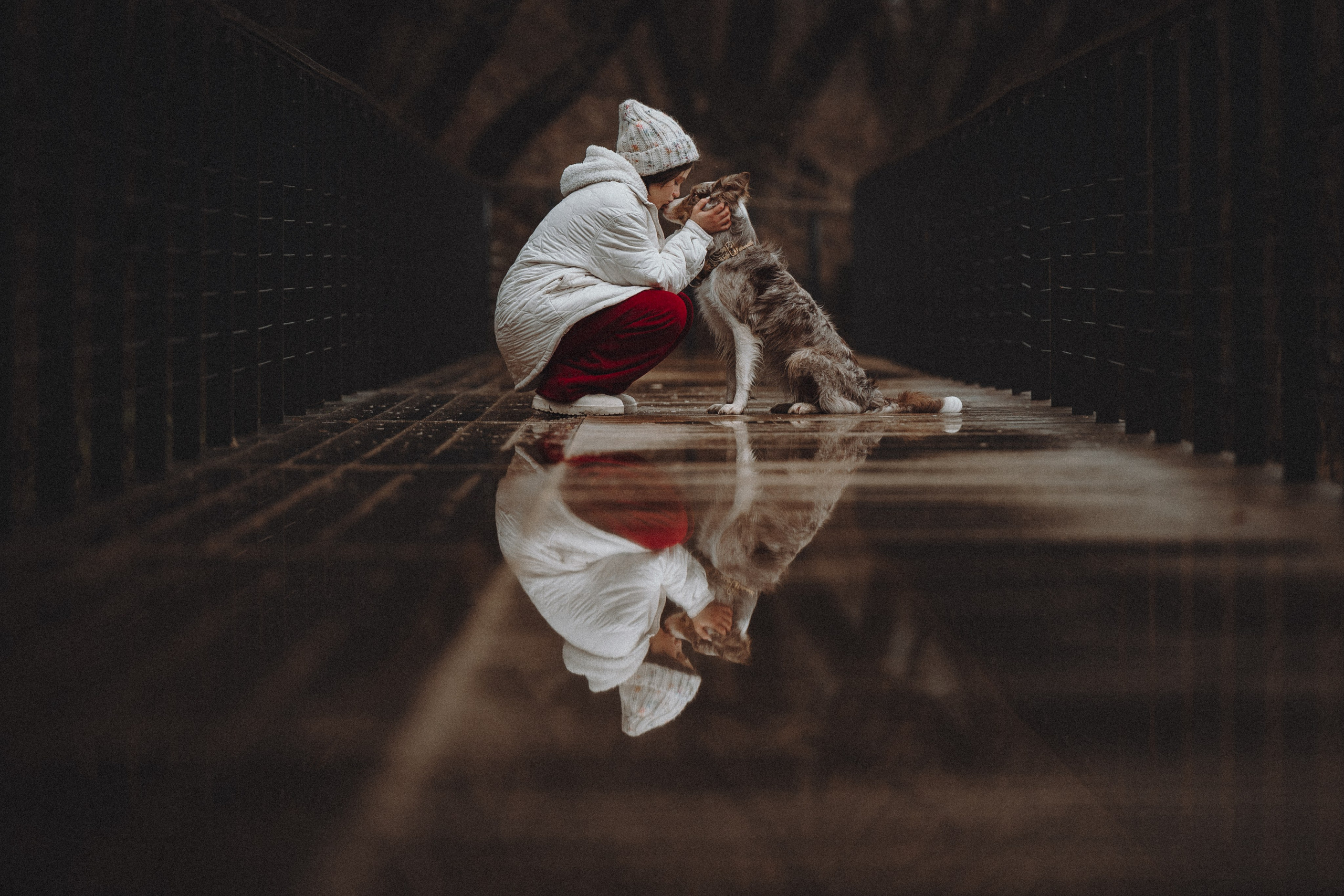 Аня и Дэймон. Семейный фотограф анималист Ананьева Мария — Москва