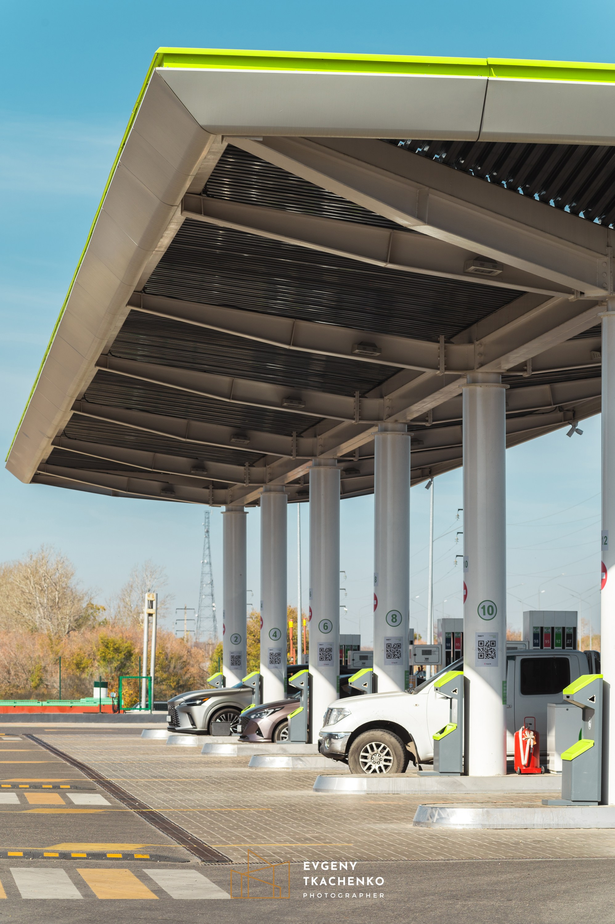 АЗС Compass. Архитектурный и интерьерный фотограф в Казахстане