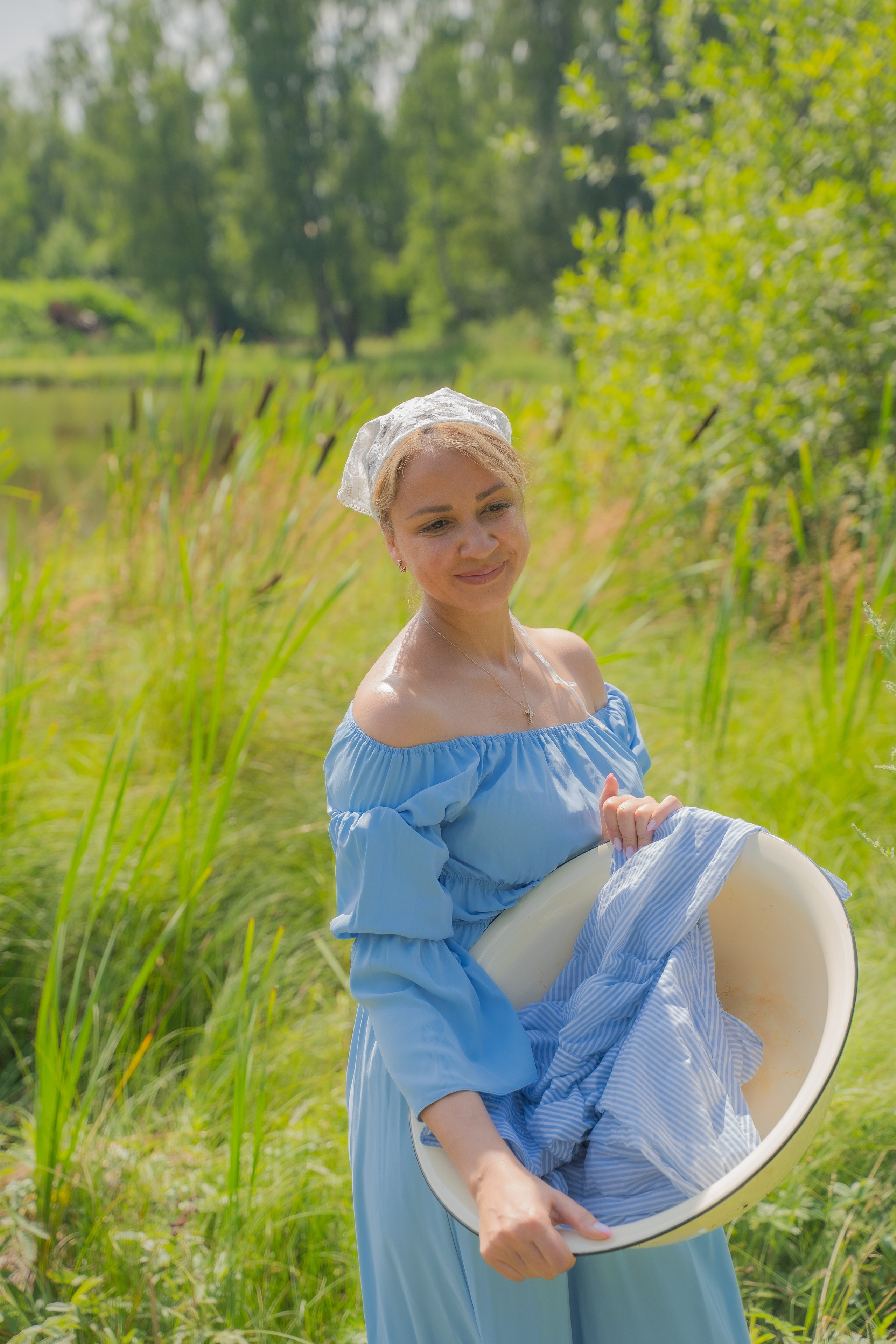 Фотосессия на природе «прачка»