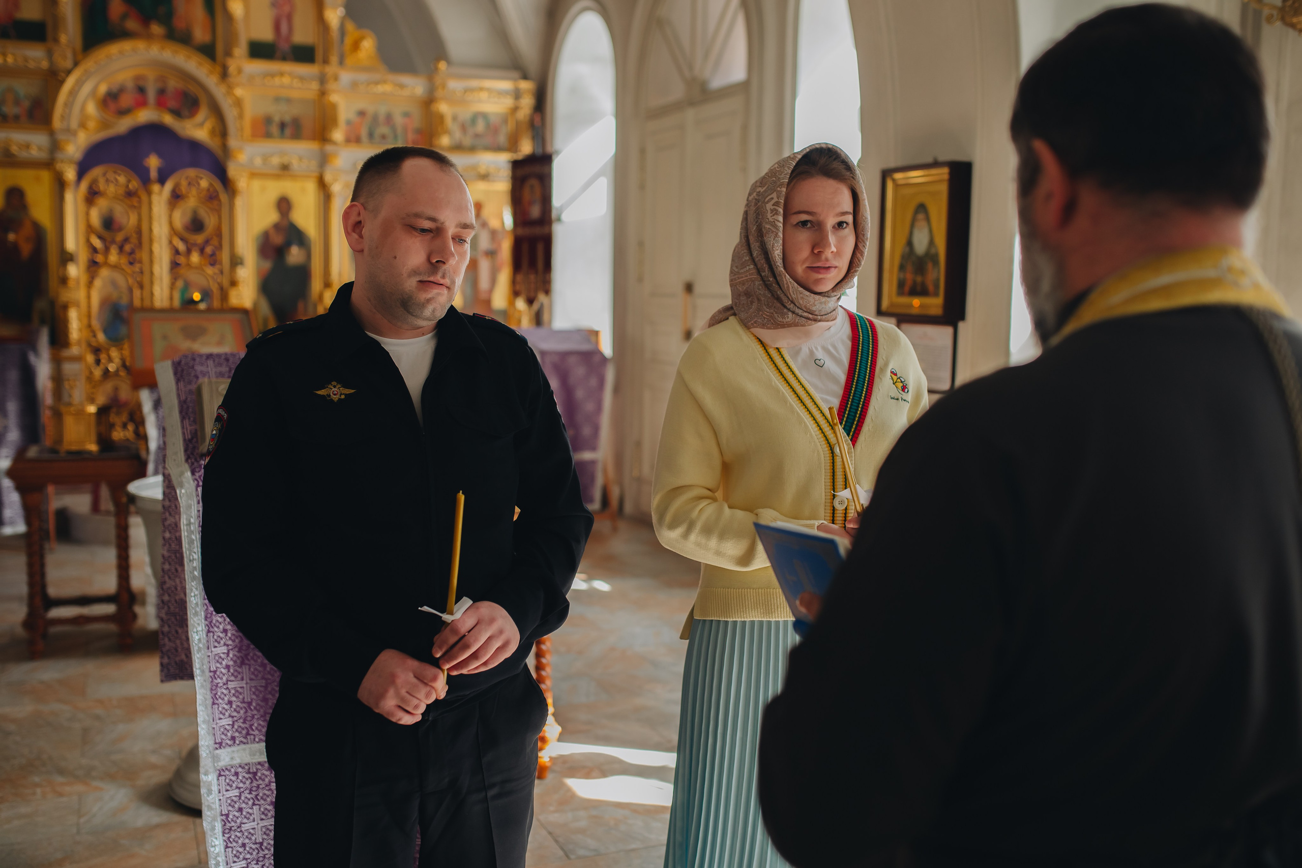 Крещение в светлом Храме. Семейный и детский фотограф в Москве Дорогова Екатерина