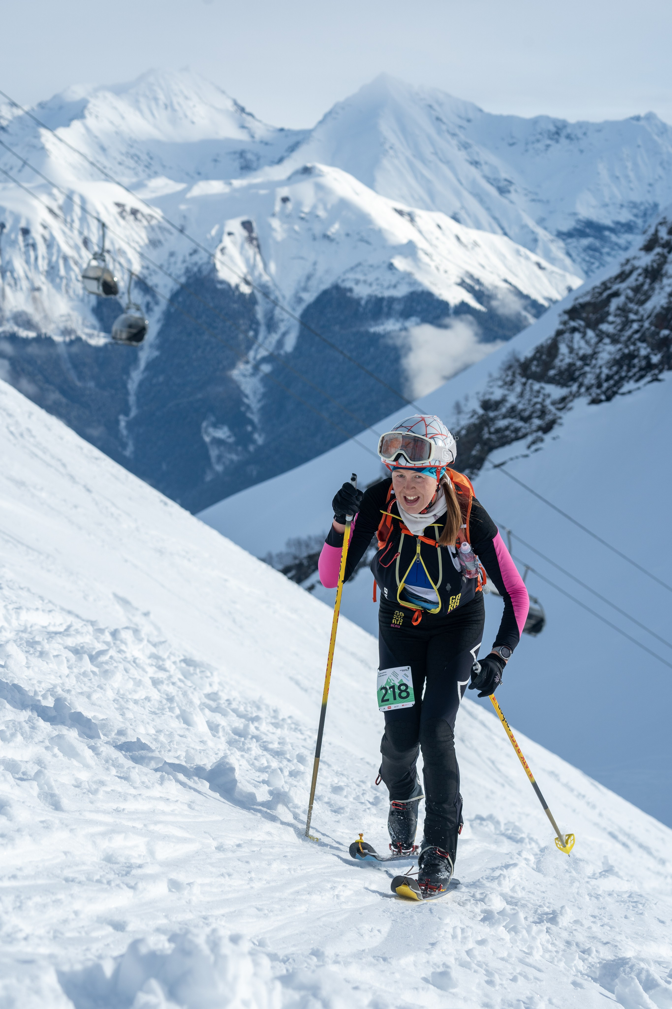 Одна из лидеров на дистанции среди девушек