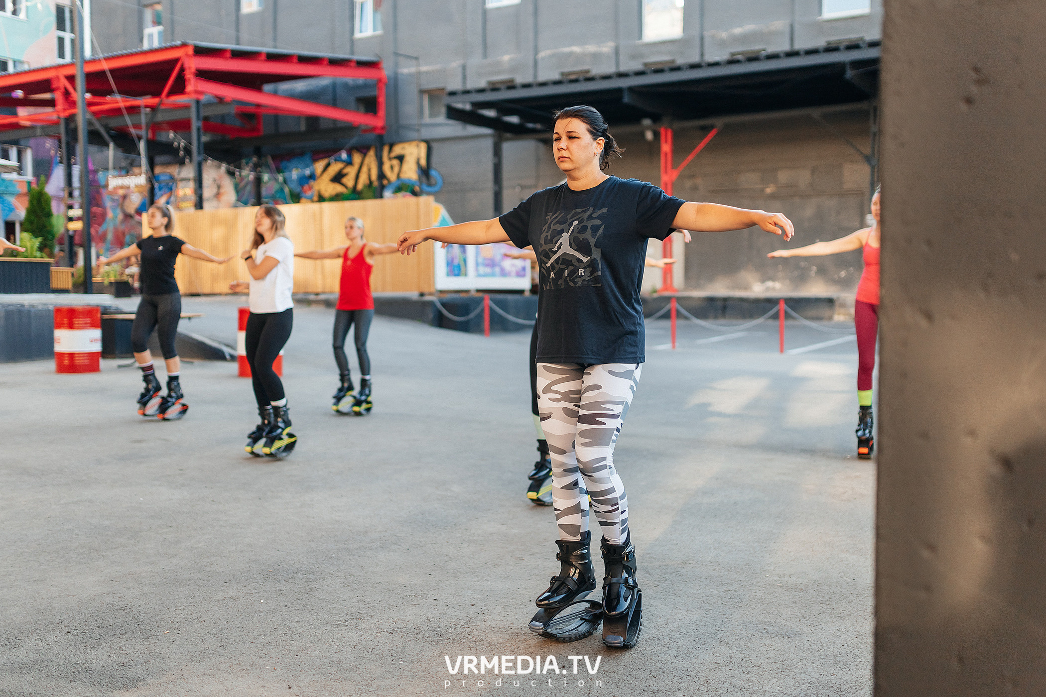 Тренировка «Kangoo jumps». Культурное пространство «Редакция»