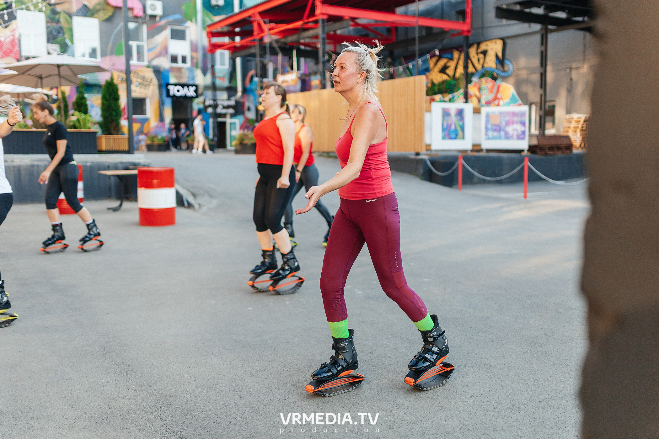 Тренировка «Kangoo jumps». Культурное пространство «Редакция»