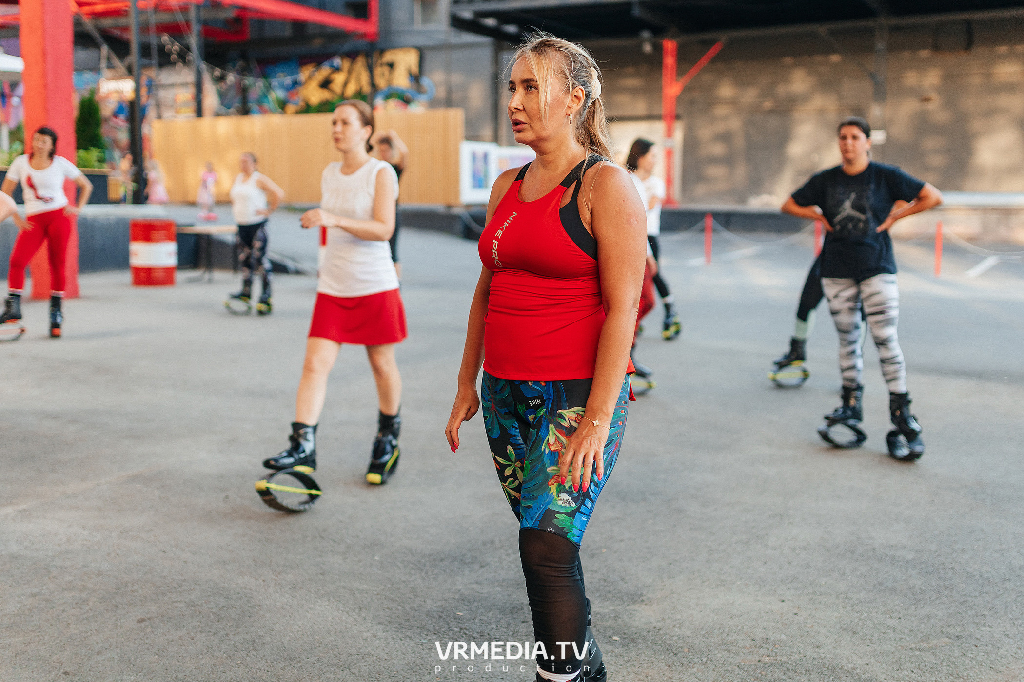 Тренировка «Kangoo jumps». Культурное пространство «Редакция»