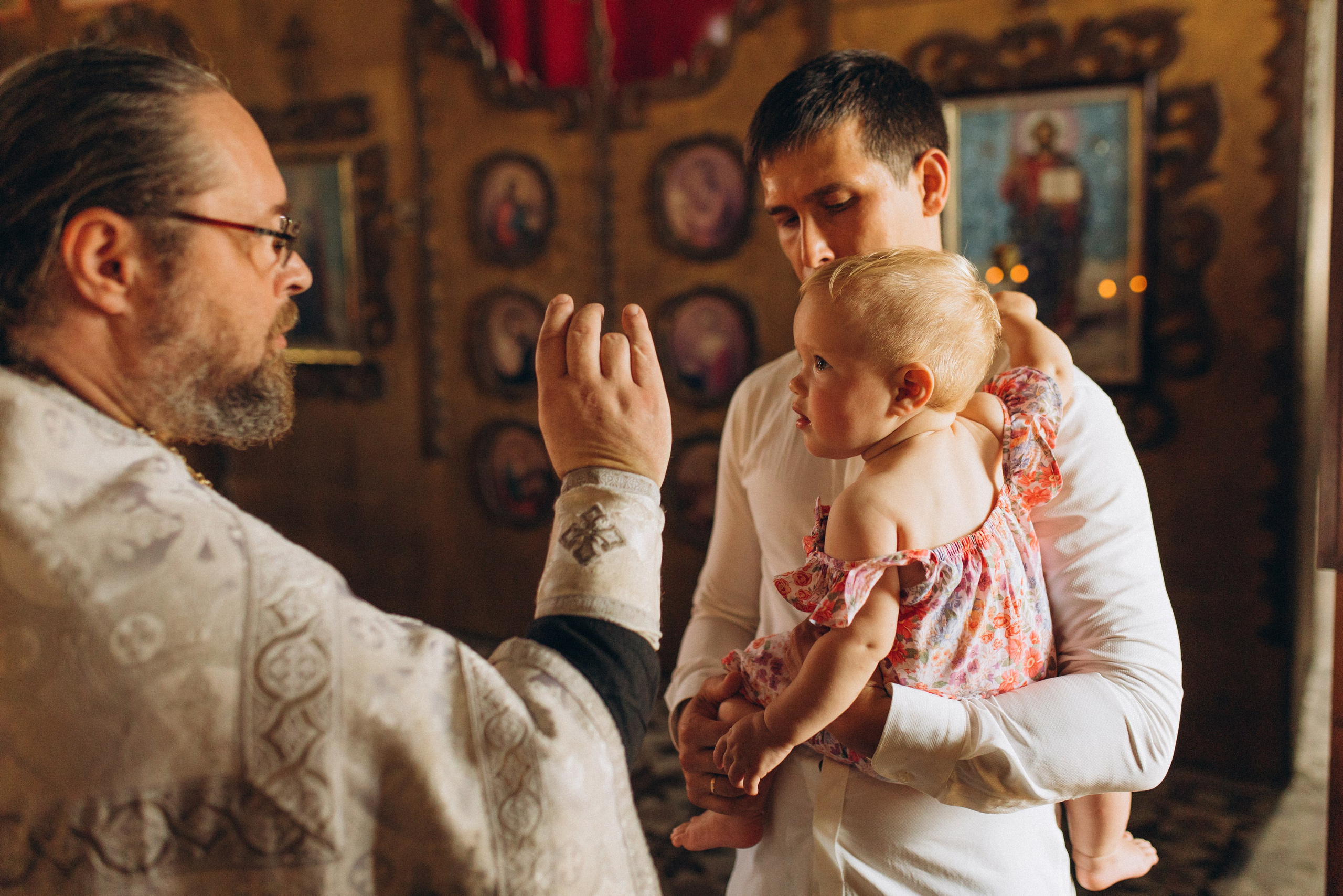 Крещение Марии. Семейный фотограф в Обнинске