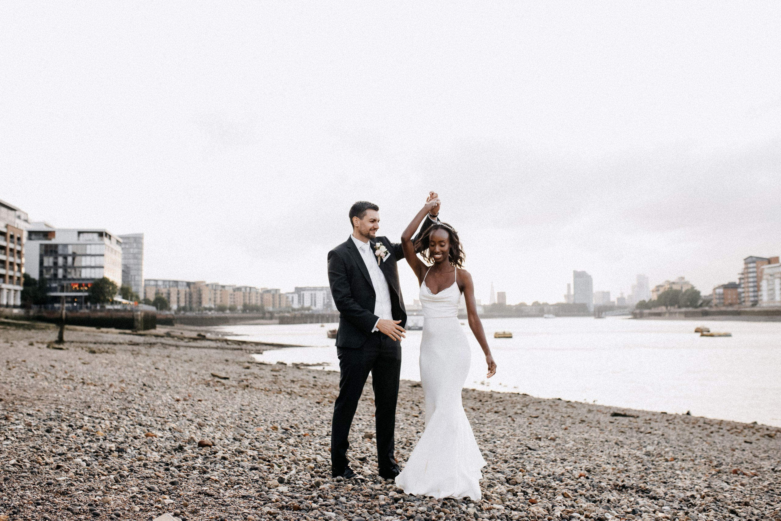 Denise & Tobias at The Old Brewery, Greenwich. Moments Catchers — Wedding Photography & Video Duo in London