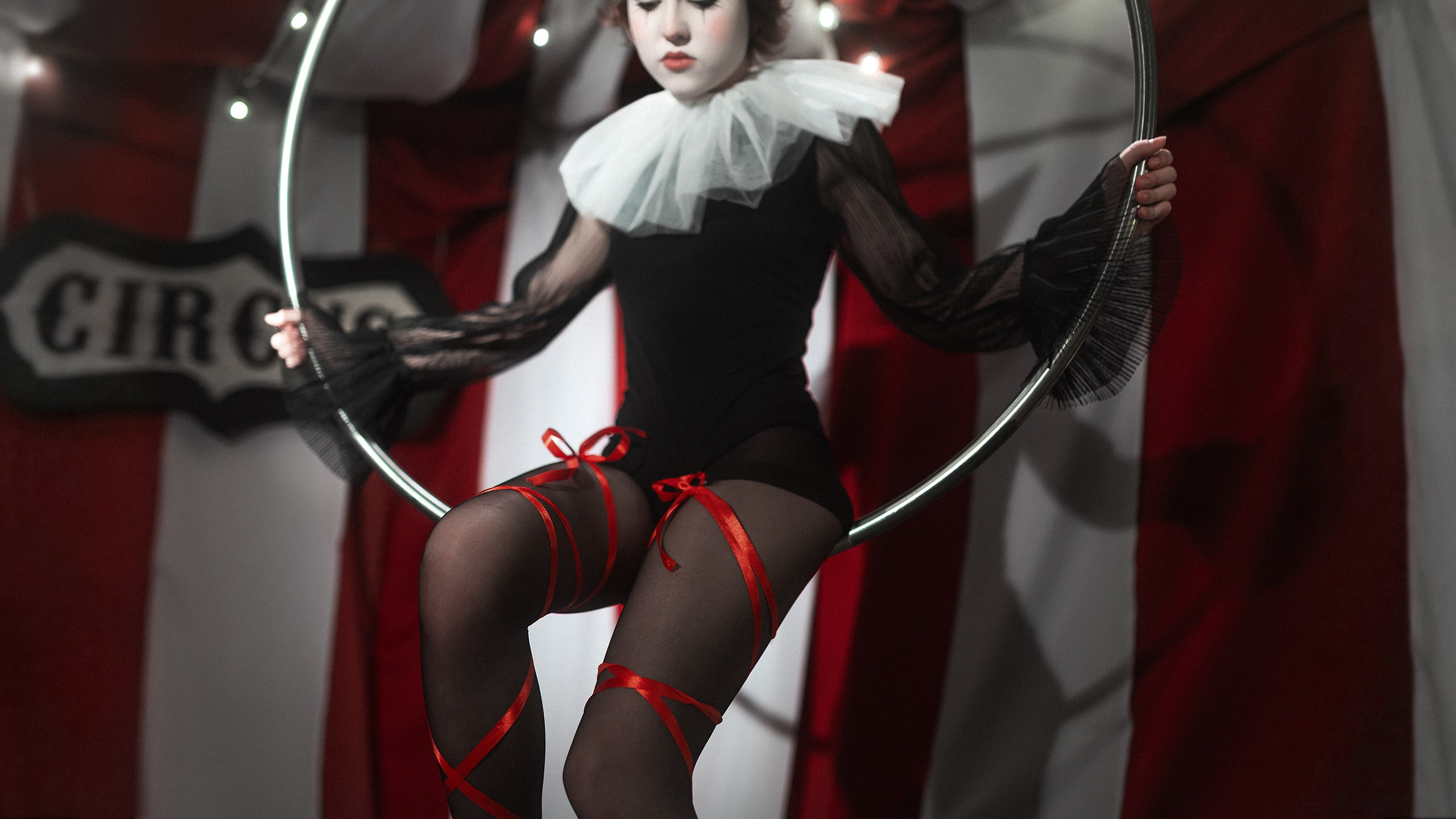 Милана, клоун. Фотограф Никита Локтионов Москва