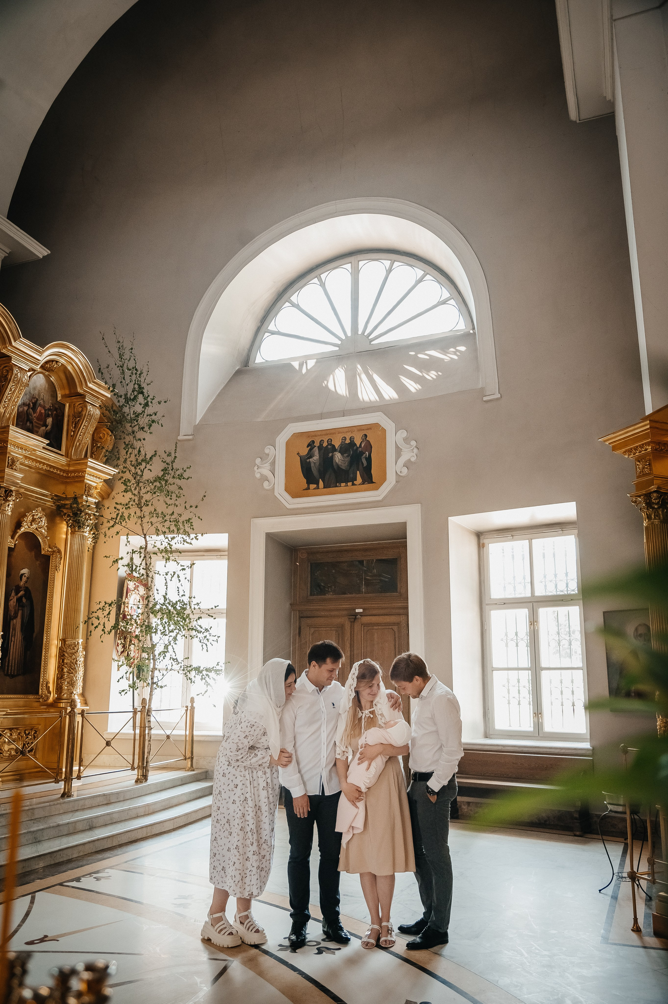 Крестины Ирины //// Храм святых апостолов Петра и Павла. Семейный и детский фотограф в Туле