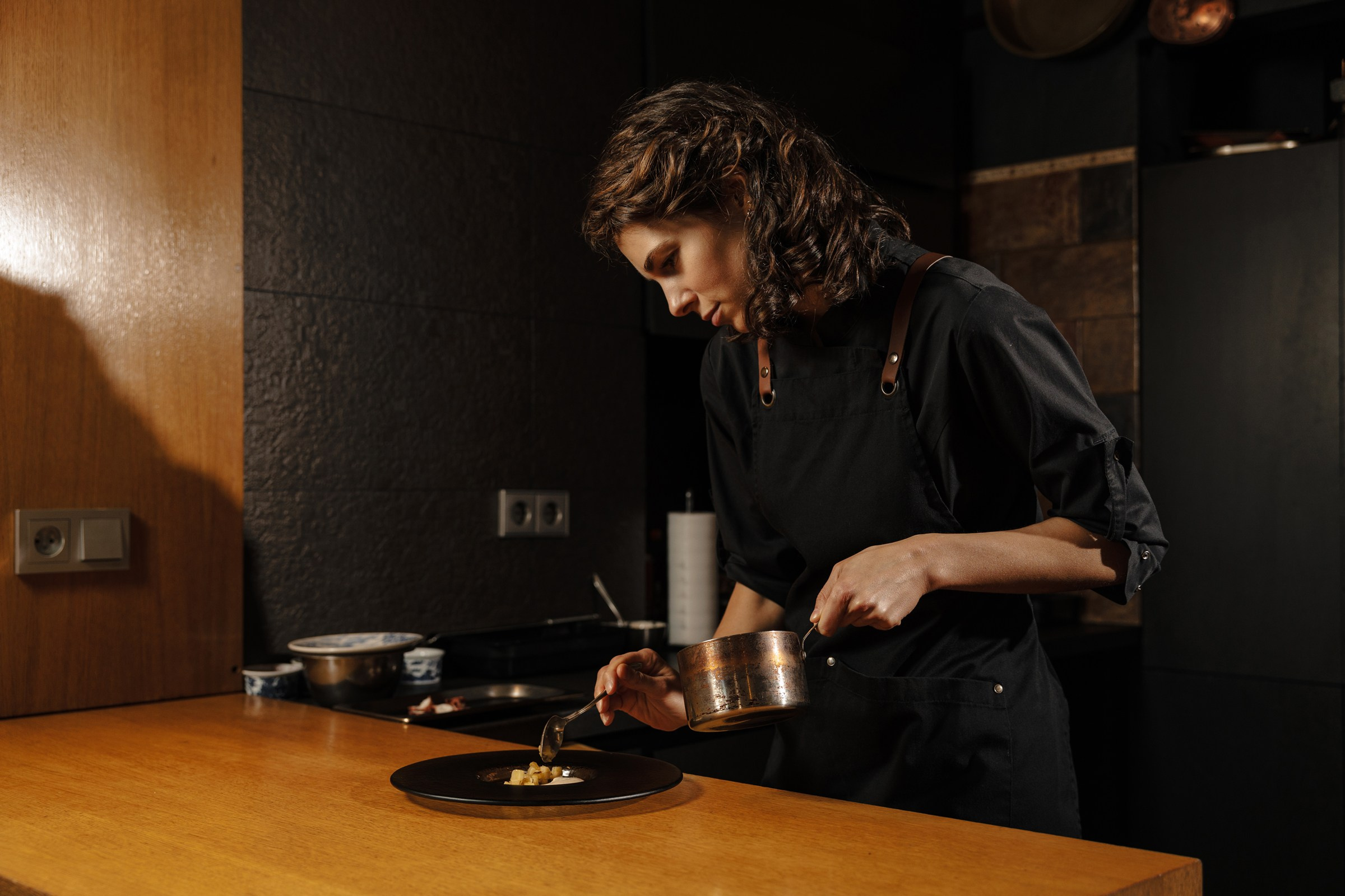 Портретная фотосъемка шеф-повара Валерии Скуратовой