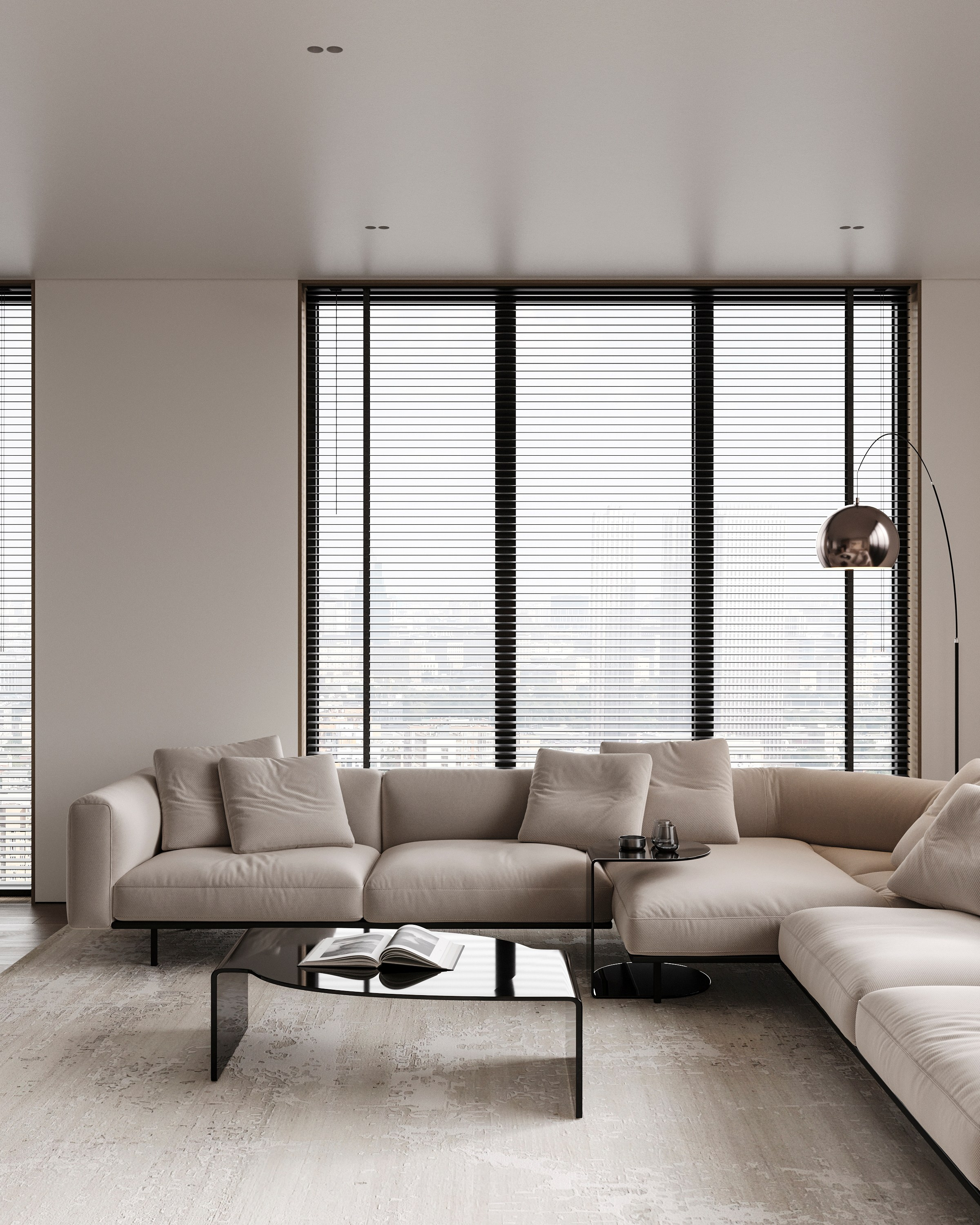 MONOCHROME | CONCEPTUAL PROJECT. Interior Visualization by Valerie Stetyukevich