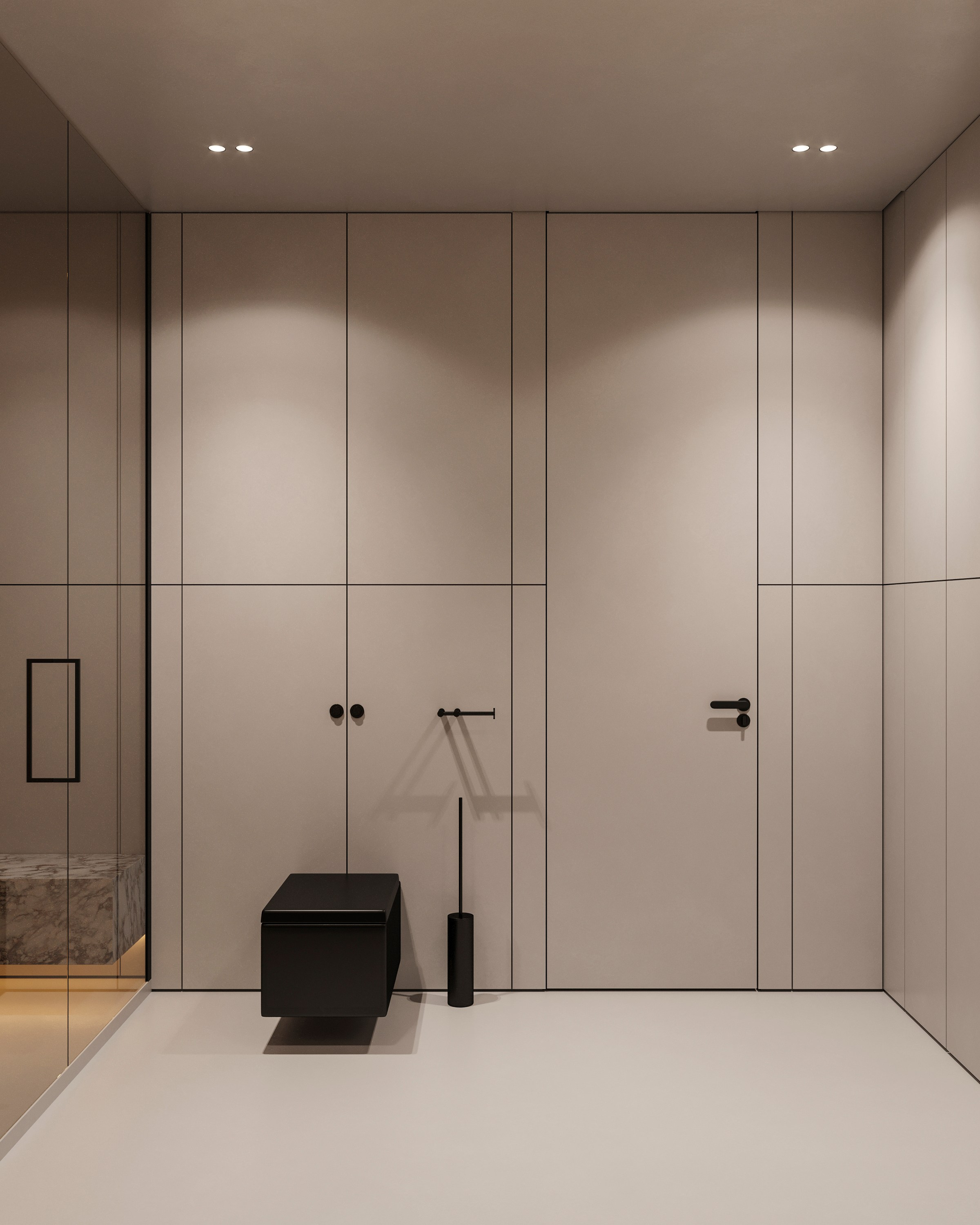 GOLD MARBLE | DESIGNER ANNE KIREEVA. Interior Visualization by Valerie Stetyukevich