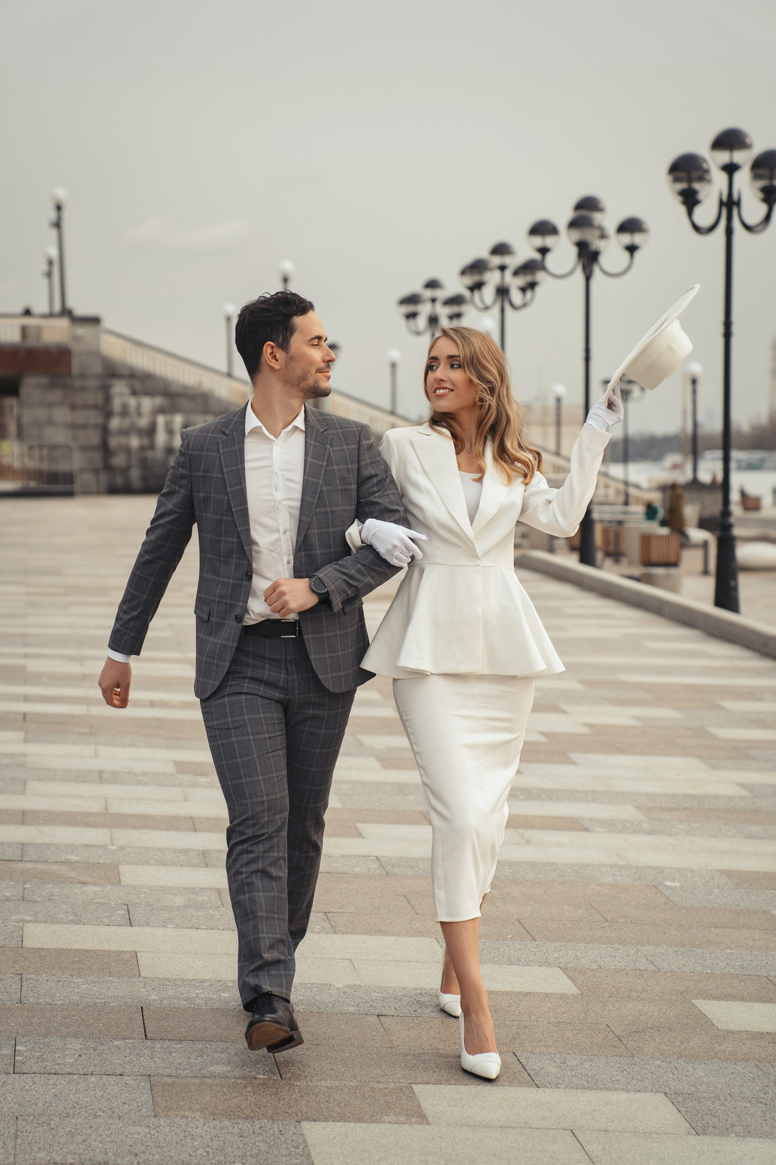 Свадебная прогулка на речном вокзале. Семейный фотограф в Москве Трубинова Екатерина