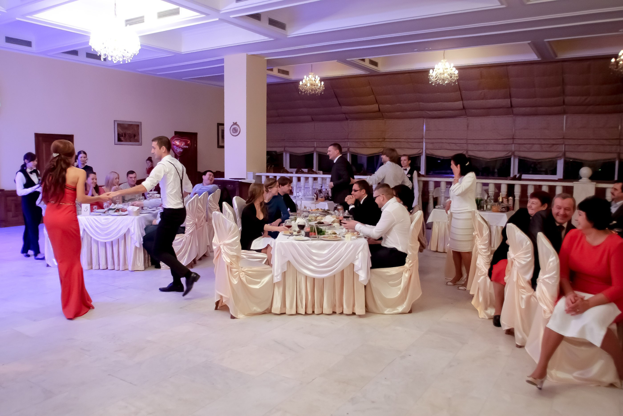 Банкет/Banquet. Максим Матвийченко и Виктория Басова профессионалы своего дела