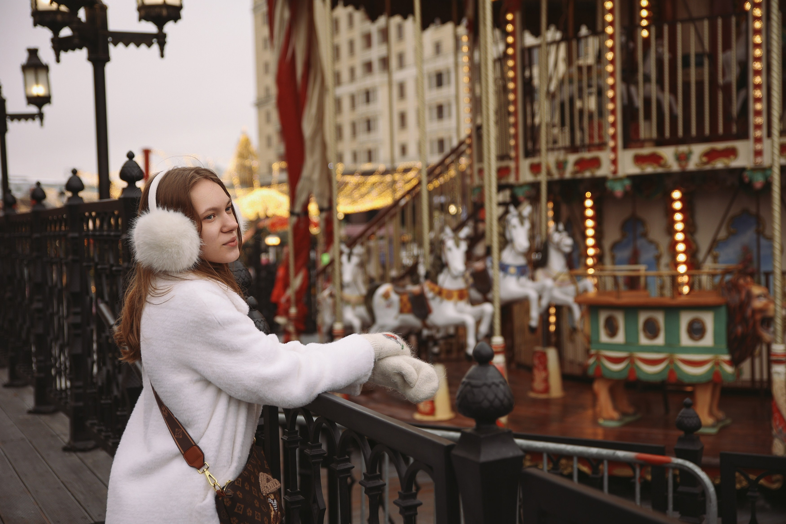 Гум ярмарка прогулка по новогодней Москве фотосессия на гум ярмарке. Фотограф Владимир Москва