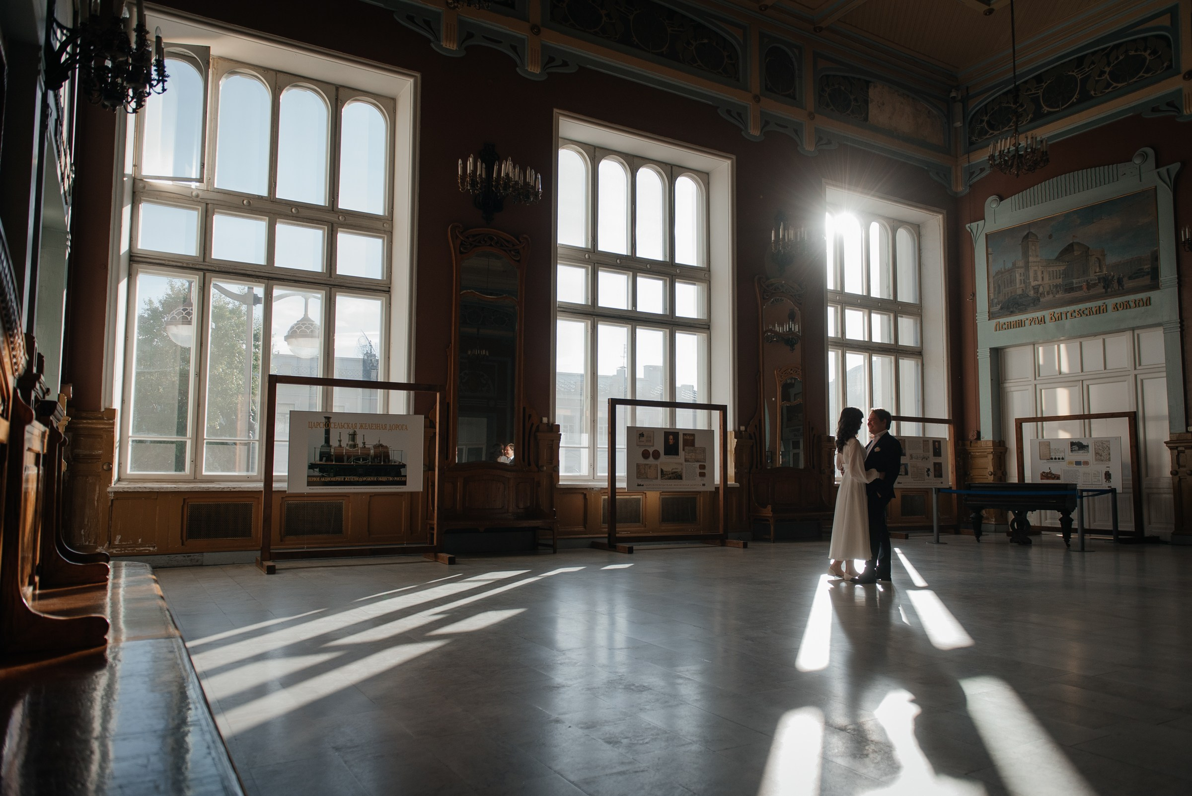 свадебная фотосессия в Витебском вокзале