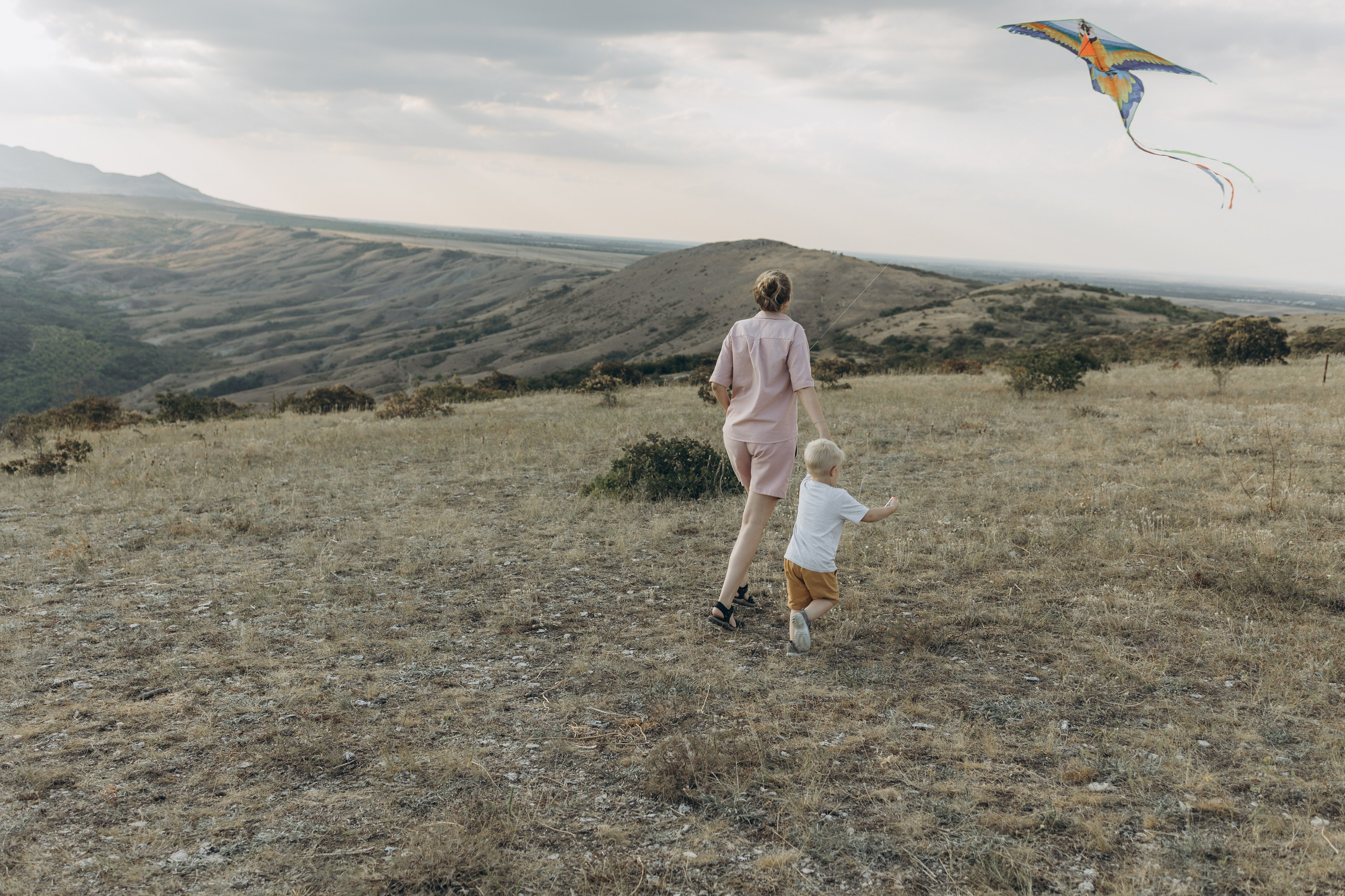 Воздушный змей. Семейный фотограф в Москве Виктория Ястребинская